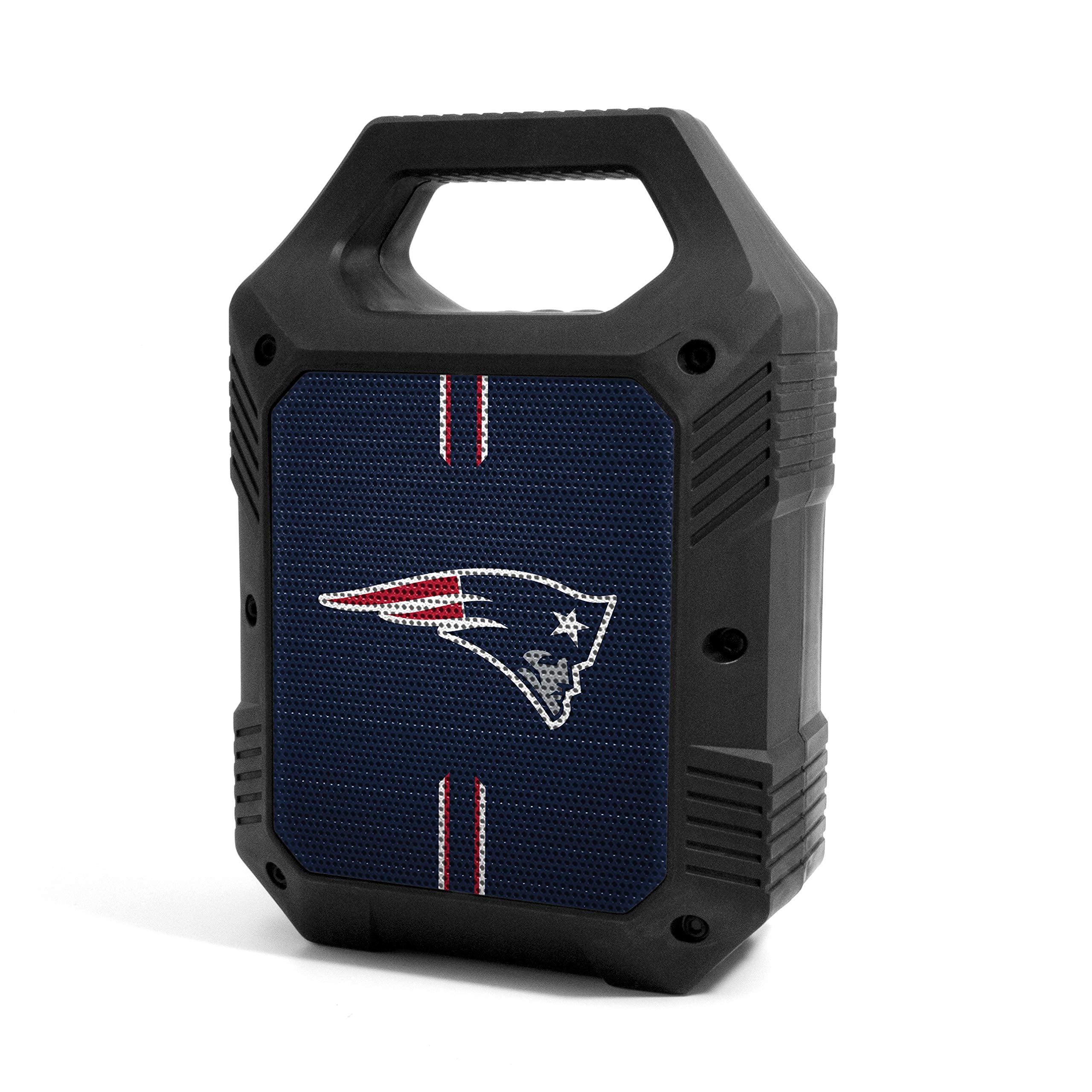 Soar Nfl Shockbox Xl Led Wireless Bluetooth Speaker, New England Patriots