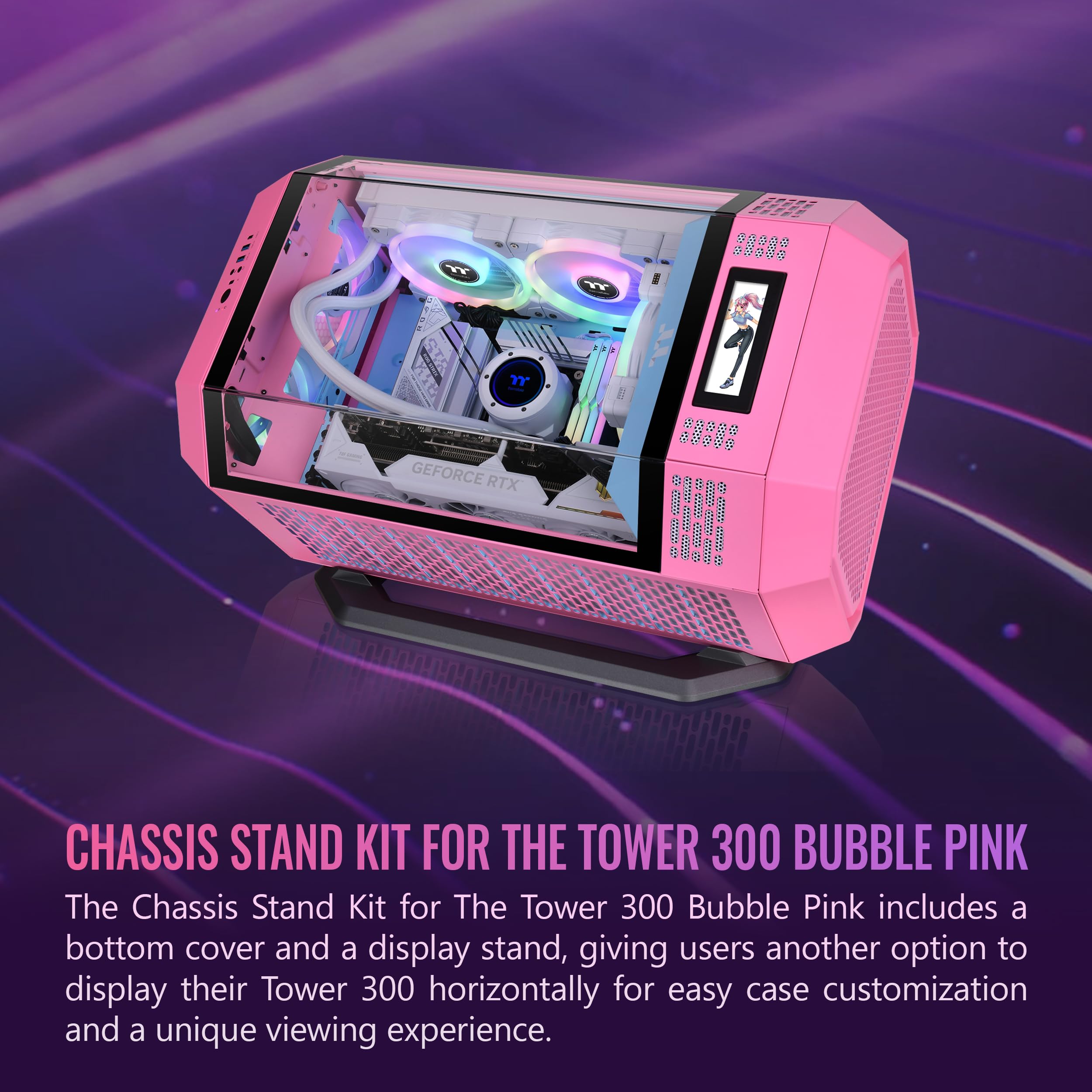 Tower 300 Pink Chassis Stand