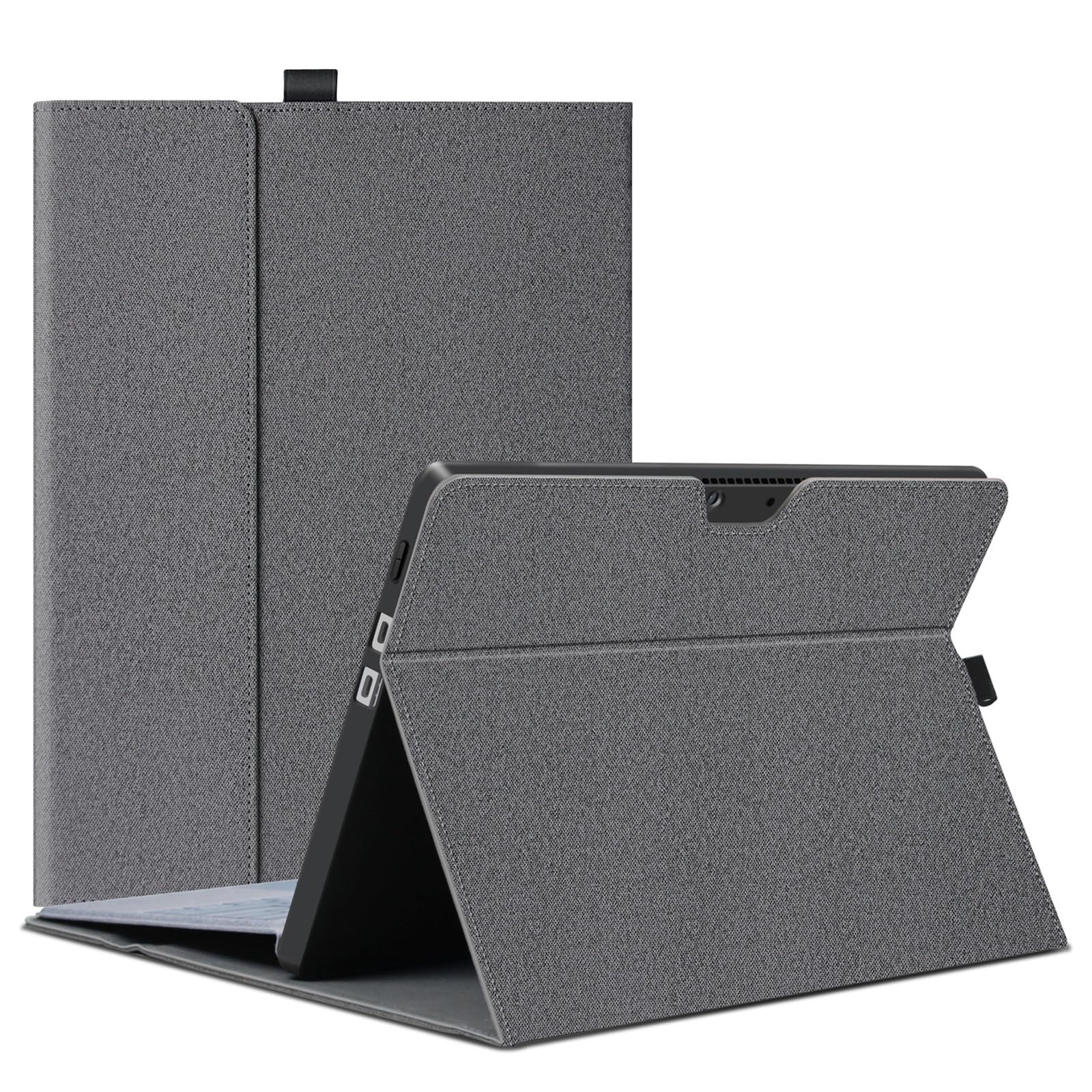 Megoo Surface Pro X Case Cover for Microsoft Surface Pro X 13 with Stylus Pen Holder Multiple Angle Adjustment Folio Stand Prote