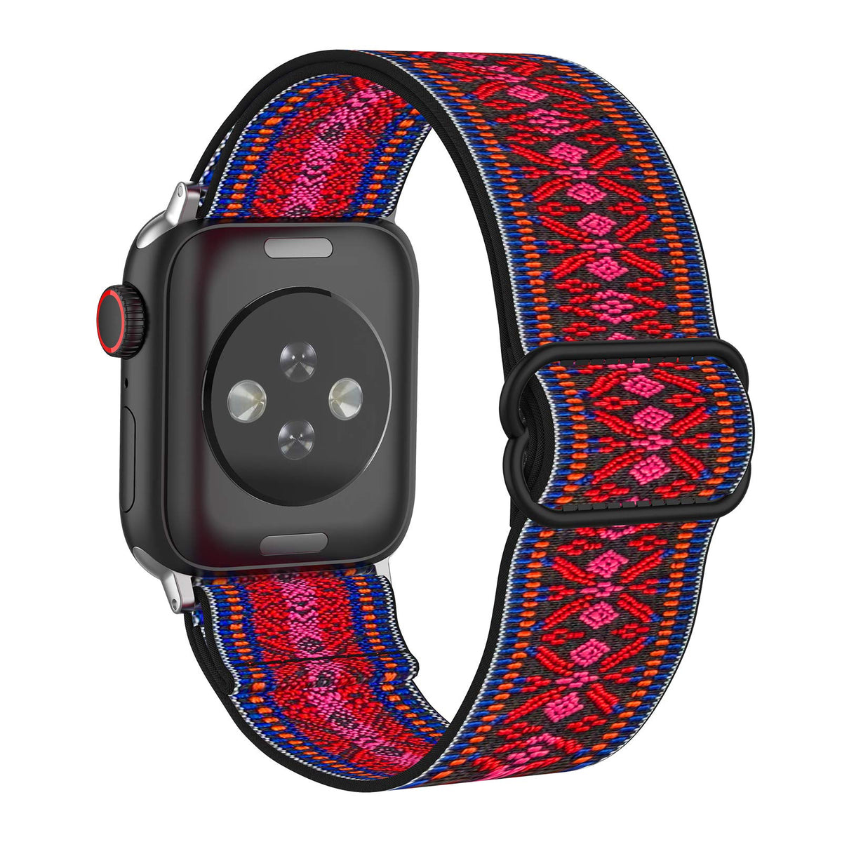Miterv Adjustable Elastic Watch Band Compatible With Apple Watch 42Mm/44Mm Soft Stretch Strap Replacement Wristband For Iwatch S