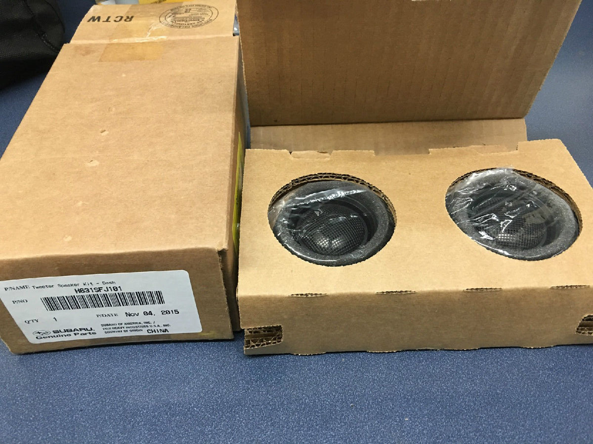 Subaru Tweeter Kicker Speaker Kit For 2012 2021 Impreza Wrx Sti Forester Crosstrek   H631Sfj101   Genuine Oem