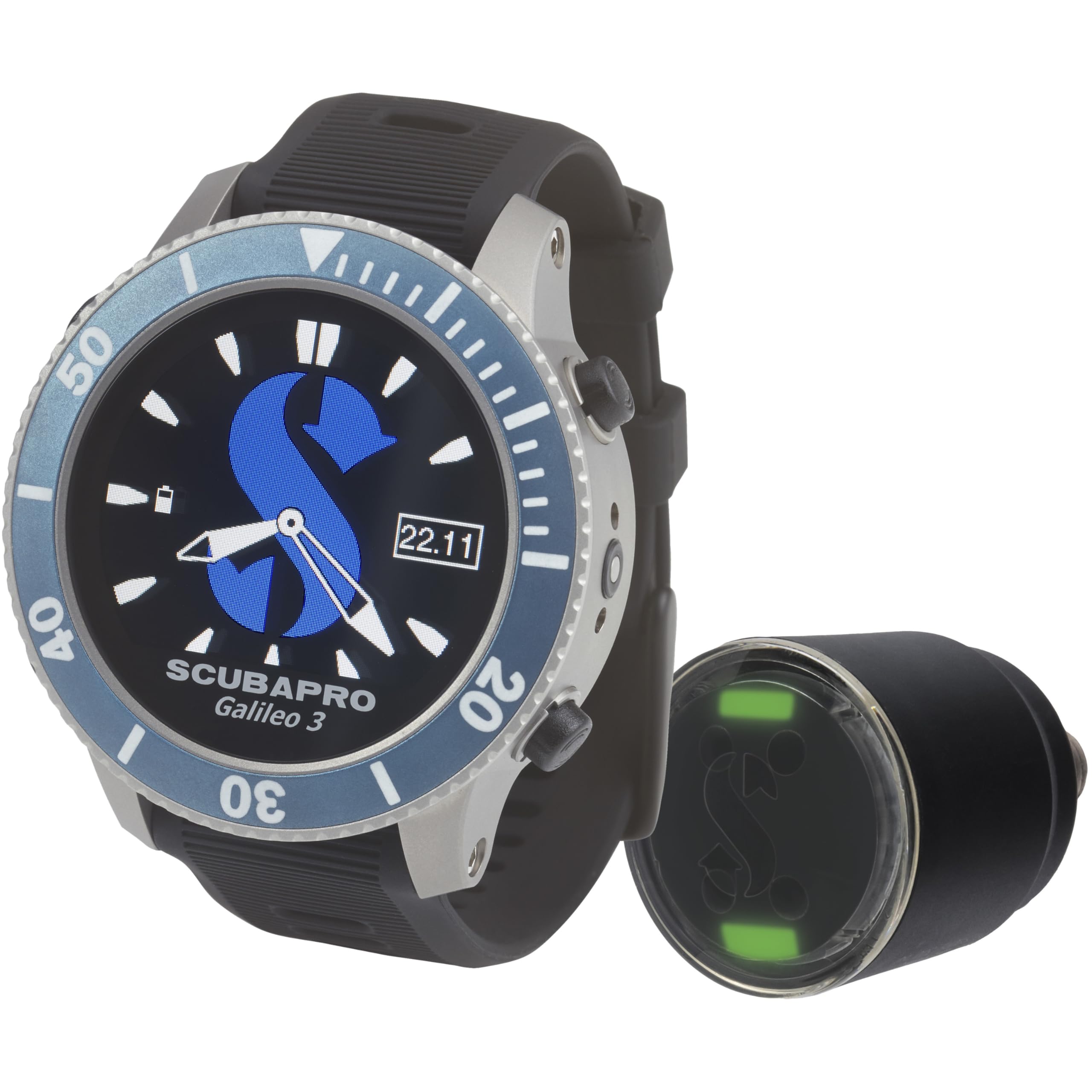SCUBAPRO Galileo 3 Ti Dive Wrist Computer with Transmitter Smart + Pro
