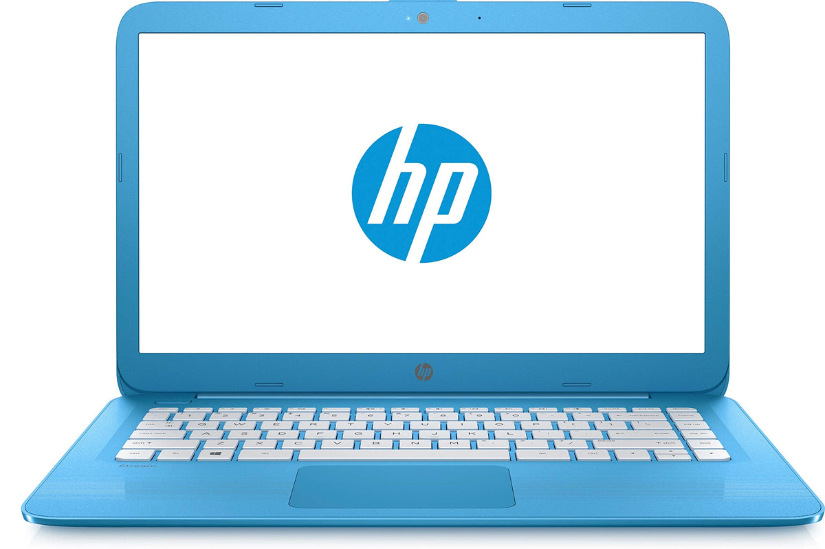 HP Stream 14 cb011wm, 14' HD Display, Intel N3060, 4GB RAM, 32GB SSD, Windows 10 Home S Mode, Blue