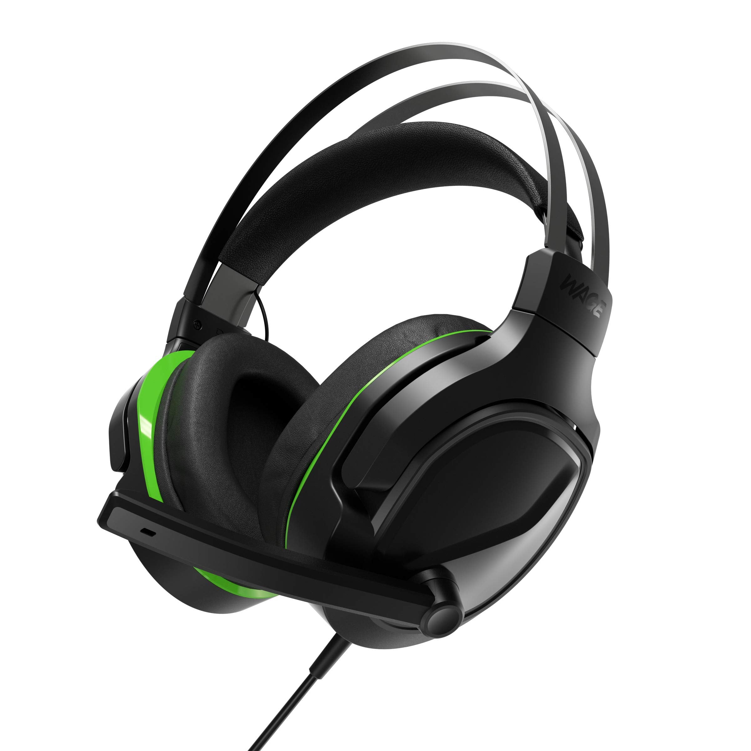 Wage Pro Universal Gaming Headset   Black/Green (Wmagy N080)