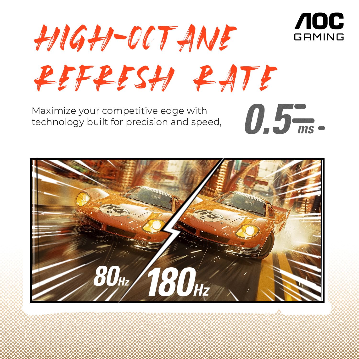 Aoc C27G4H 27'' Curved Gaming Monitor, Fhd 1080P, 180Hz, Amd Freesync, 3 Year Zero Dead Pixel Guarantee, Black, Xbox Ps5 Switch