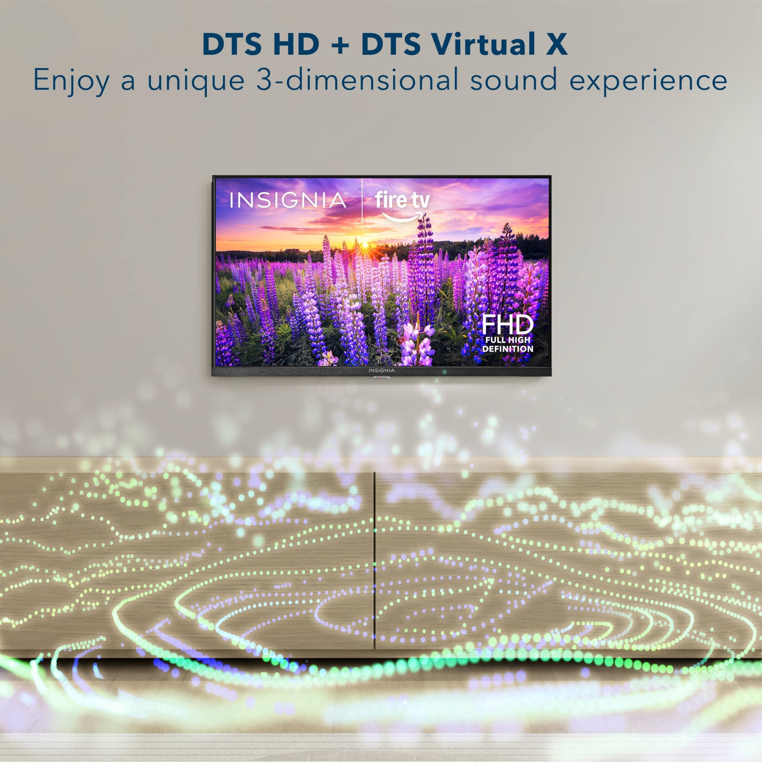 Insignia 24 Class F40 Series Led Full Hd Smart Fire Tv, Voice Remote With Alexa, Stream Live Tv Without Cable