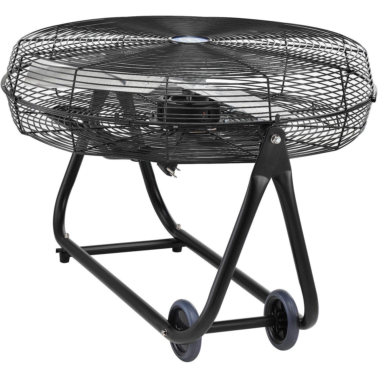 Global Industrial Portable Tilt Floor Fan, 24'', Direct Drive