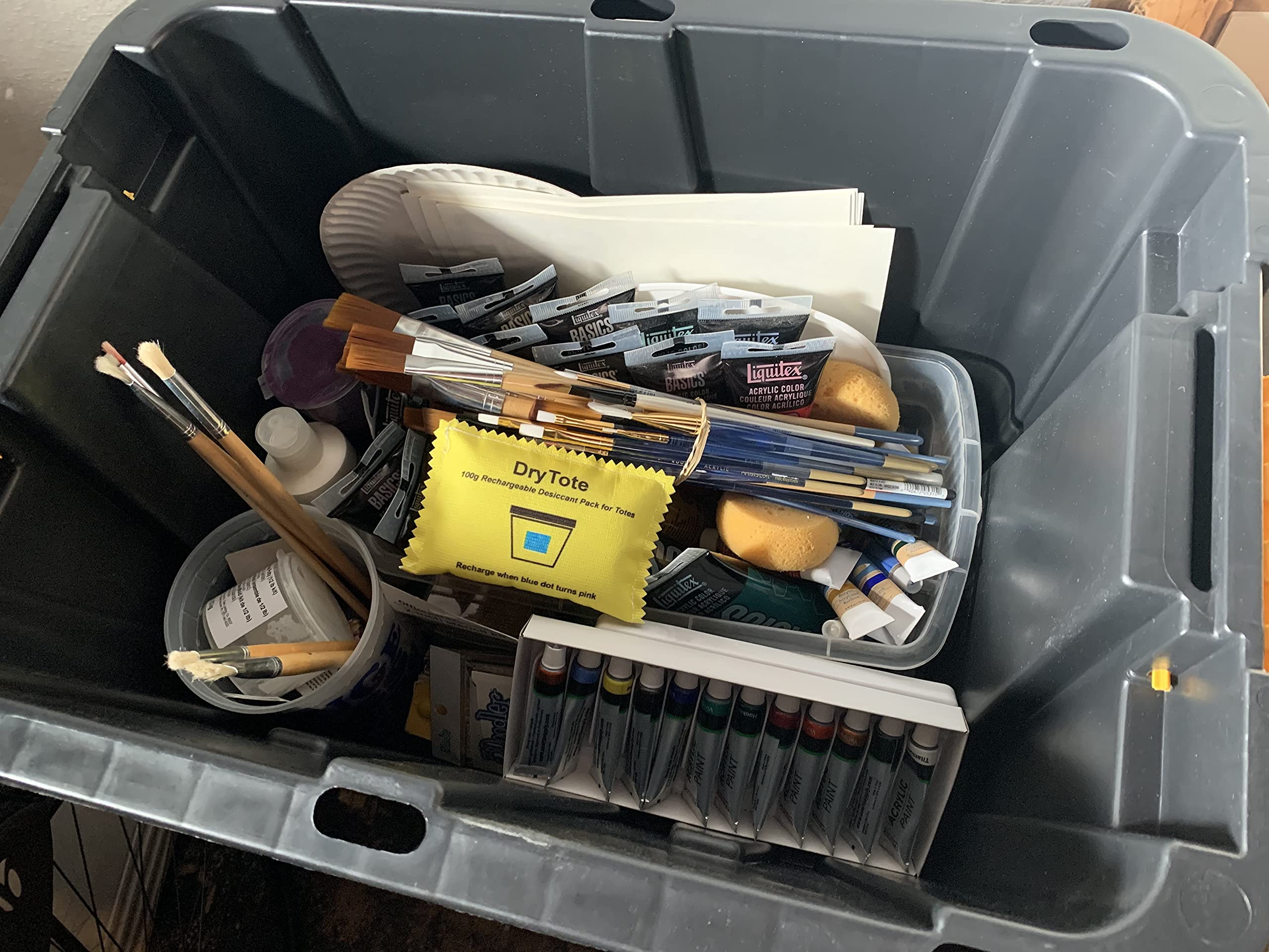 100G Rechargeable Desiccant Pack   Moisture Absorbing Bag   Desiccant Dehumidifier For Storage Bins And Totes