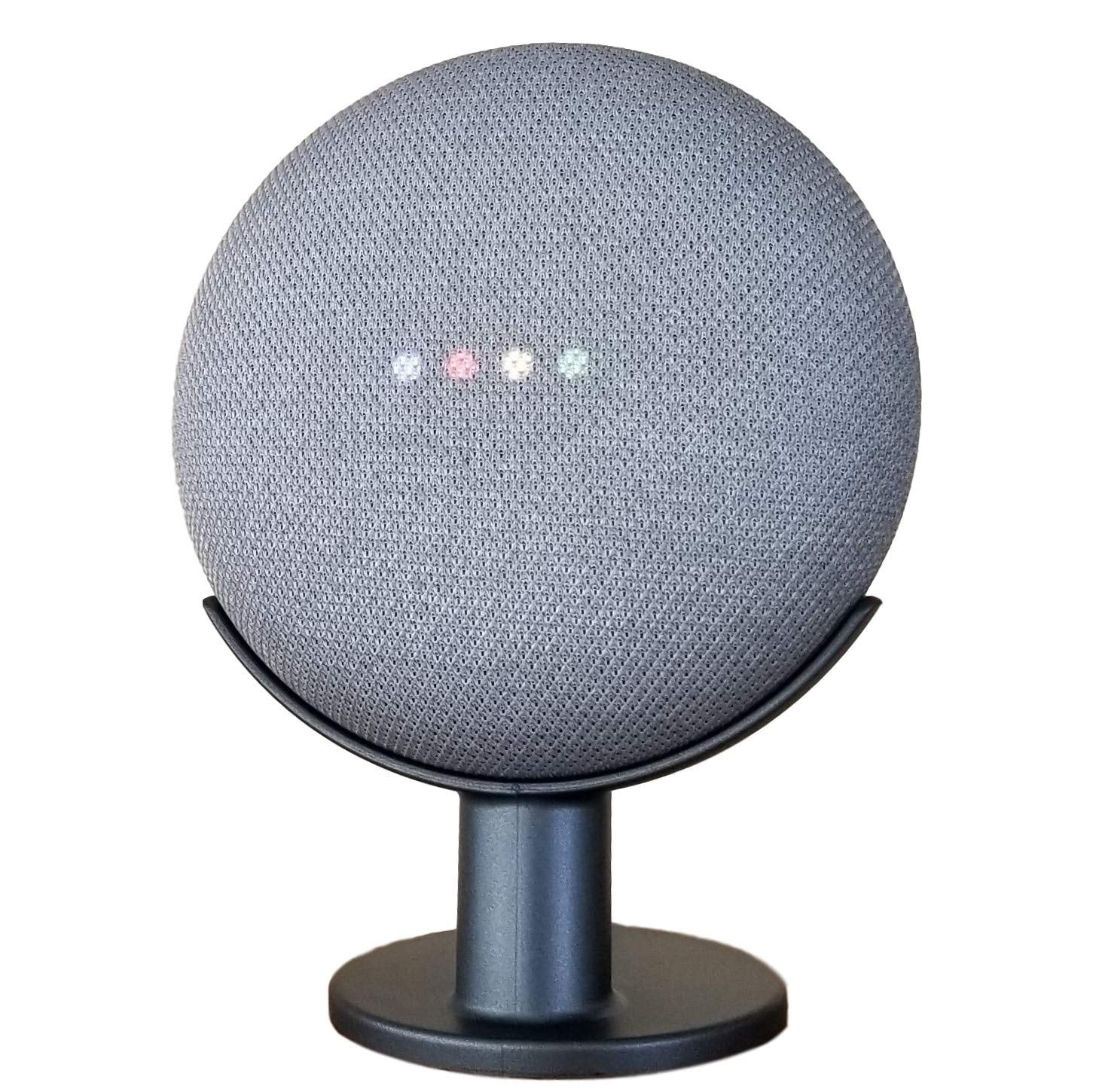 Mount Genie Google Home Mini Pedestal: Improves Sound Visibility And Appearance   Cleanest Mount Holder Stand For Google Mini   
