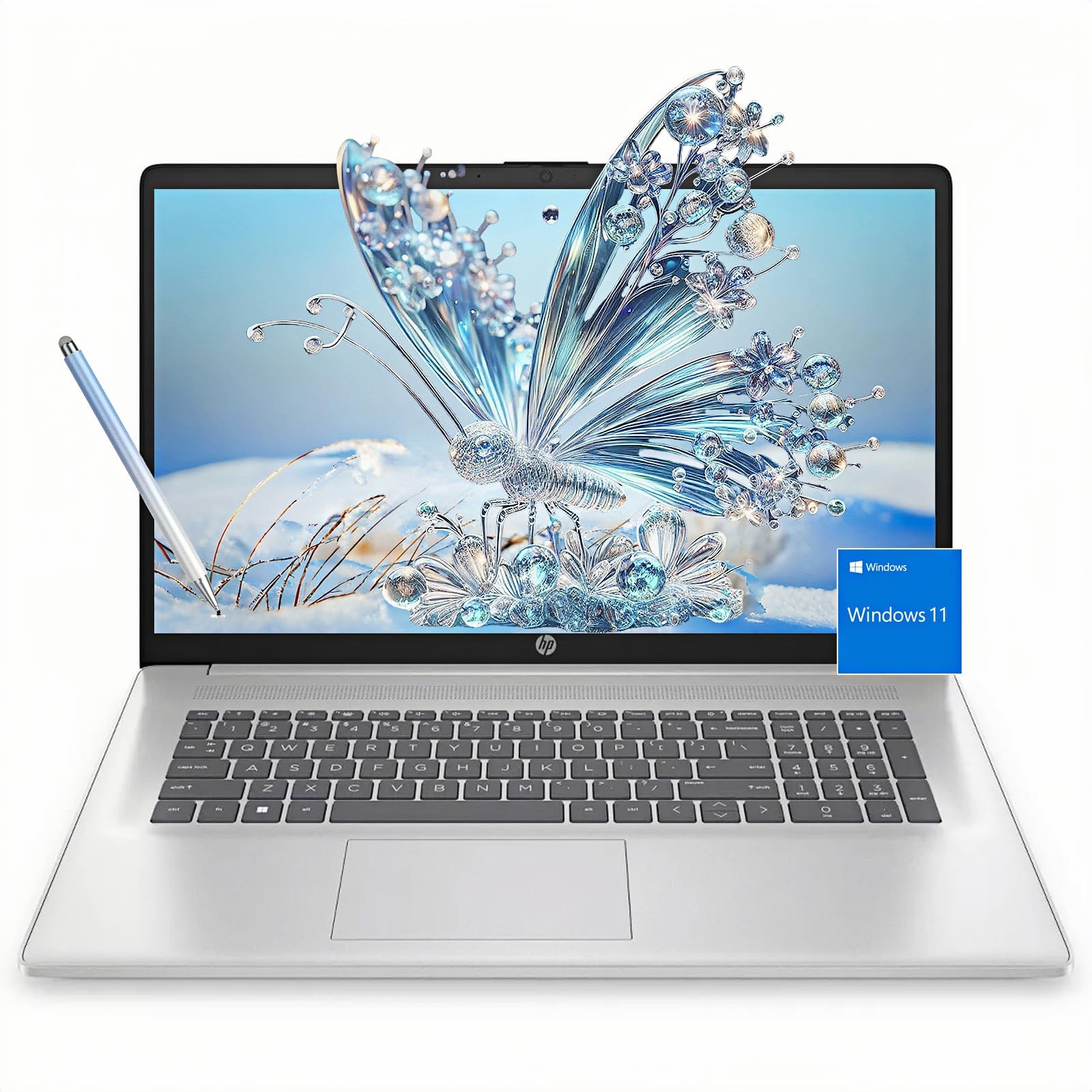 Hp-Laptops Touchscreen-17Inch - Windows 11 - Stylus Pen - Amd Ryzen 5 7530U - College Students Business - 2024 Computadoras Lapt