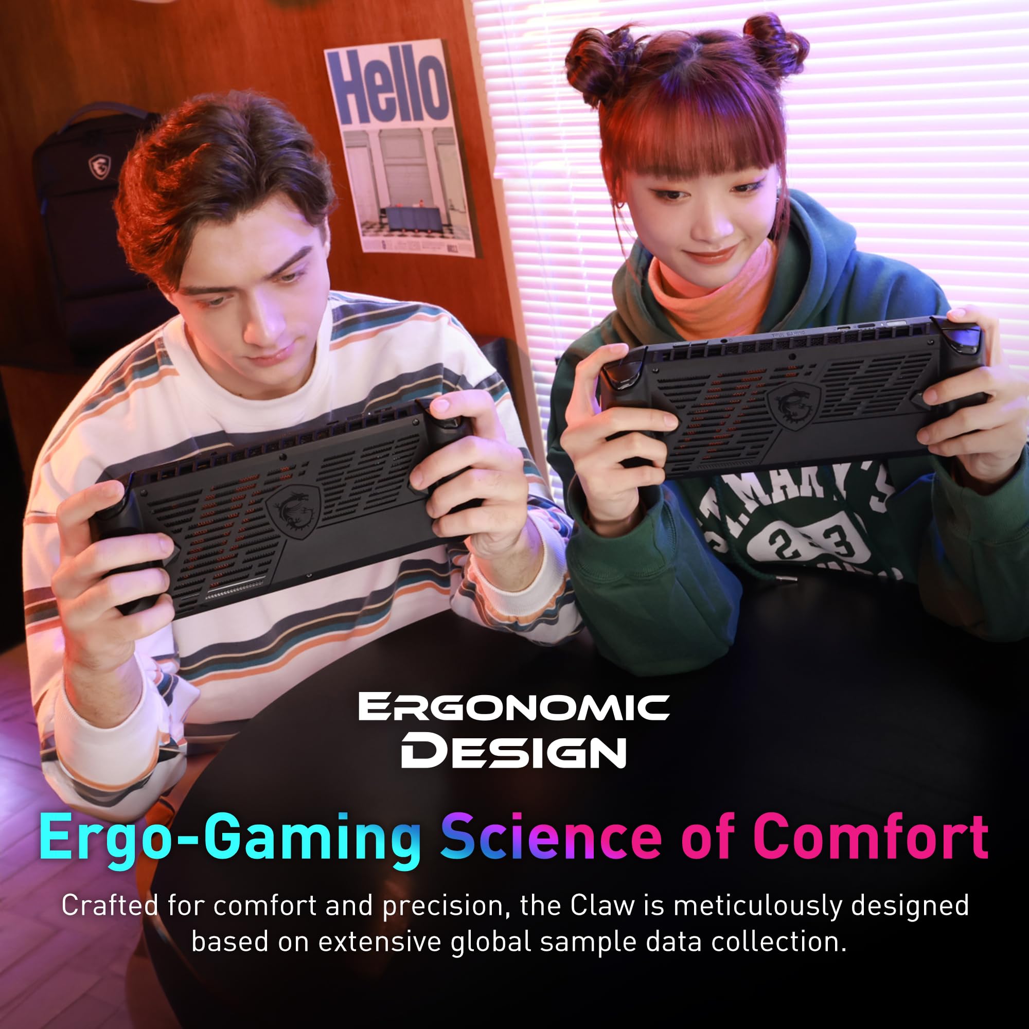 Msi Claw Pc Gaming Handheld: Intel Ultra 7-155H, 7 Fhd 120Hz Display, 16Gb Lpddr5, 512Tb Nvme Ssd, Microsd Card Reader, Thunderb