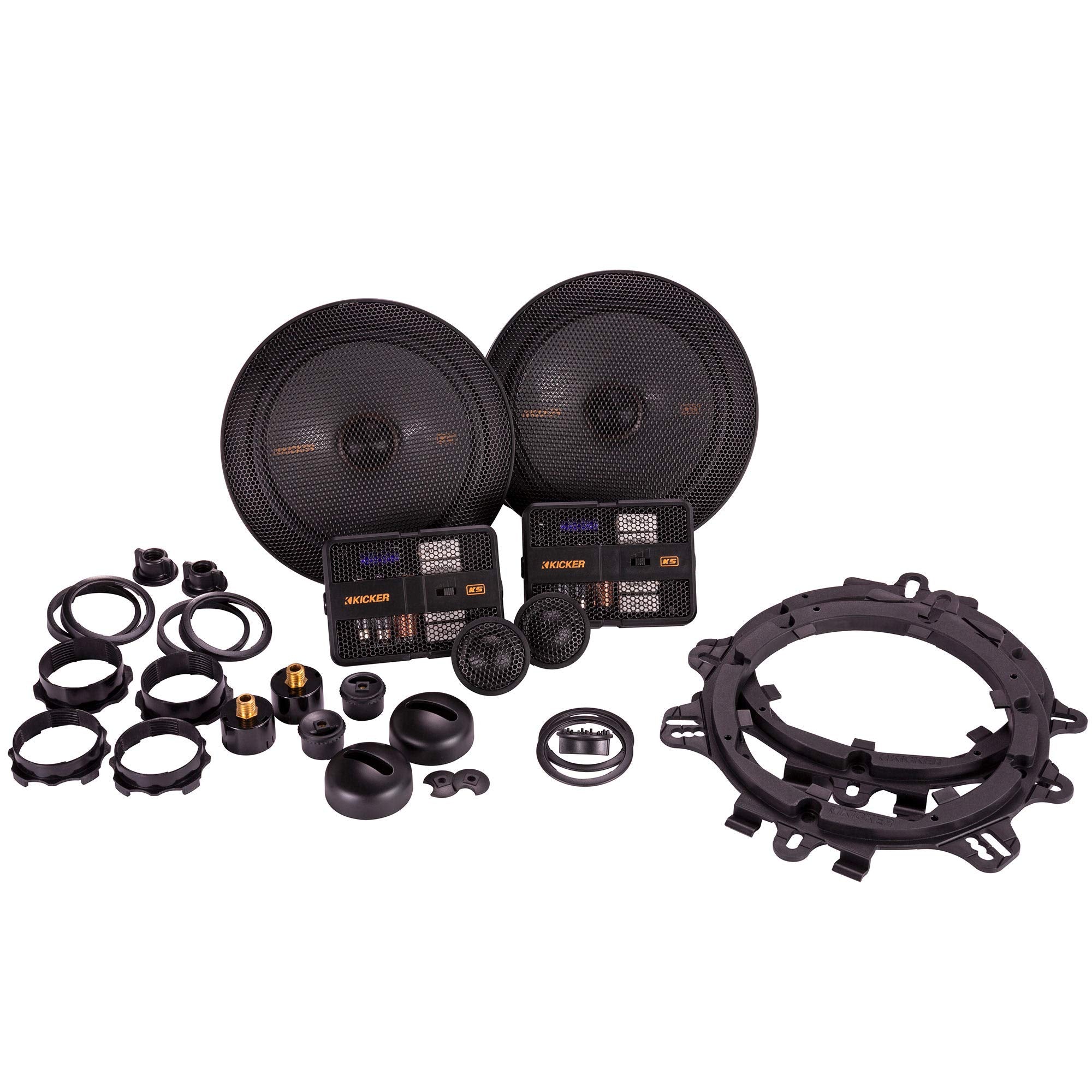 Kicker 47Kss6704 Ks Series 6.75'' Component System With 1'' Tweeters, 4Ohm