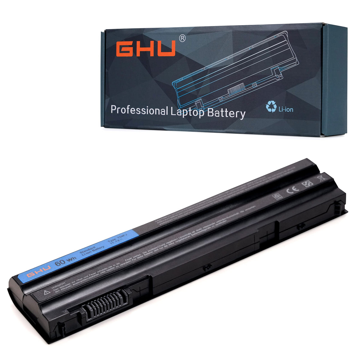 Ghu New Battery 60 Whr T54F3 T54Fj N3X1D Compatible With Dell Latitude E5420 E5430 E5520 E5530 E6420 E6430 E6520 E6530 71R31 312