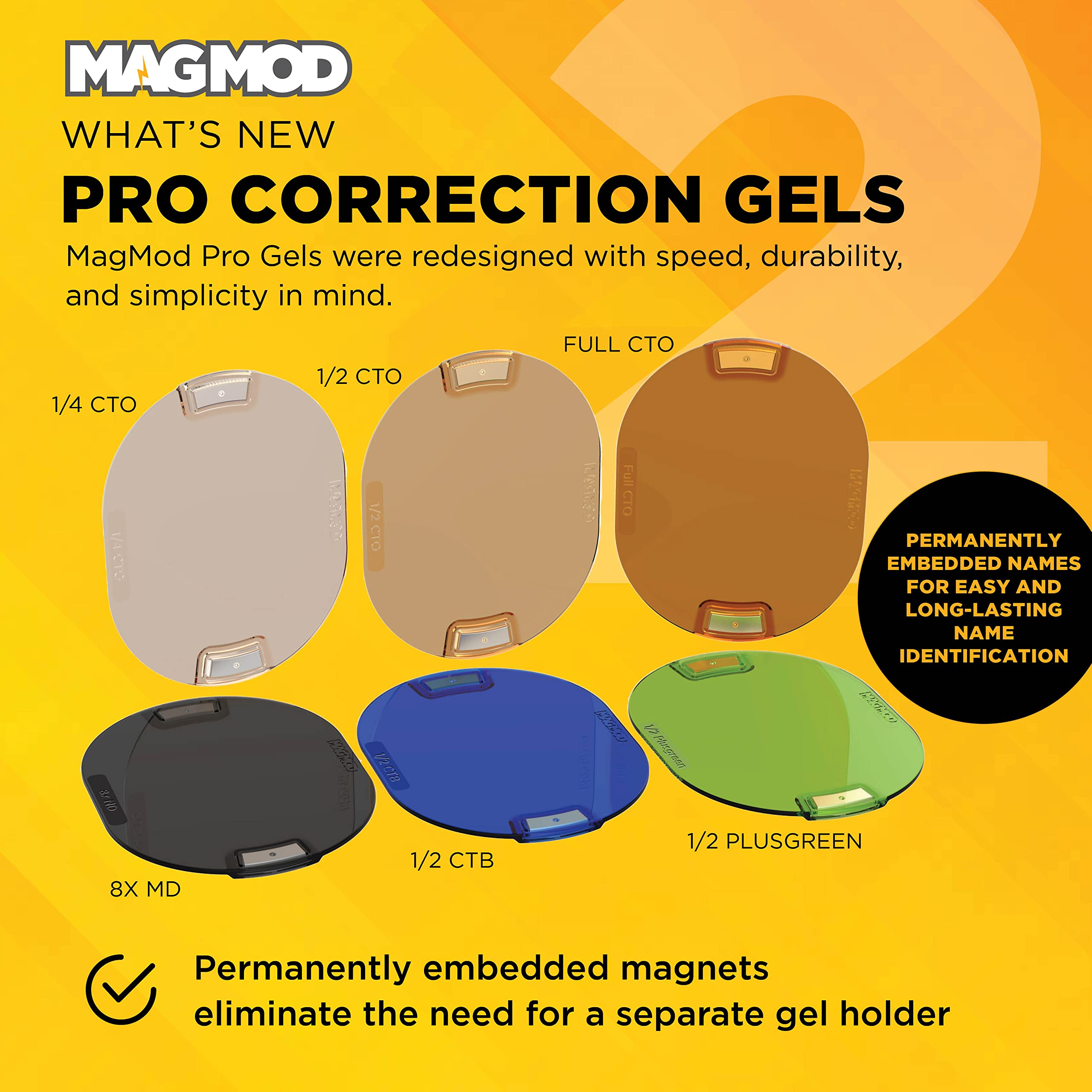 Magmod Professional Flash Kit 2 | Photography Lighting Flash Diffuser Set | Magnetic Light Diffuser Attachments | Lightweight Magmod Modifiers | Superior Light Control