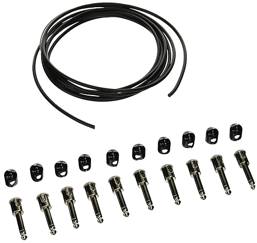 George L'S Effects Kit (Black Cable, Nickle Right Angle Plugs)