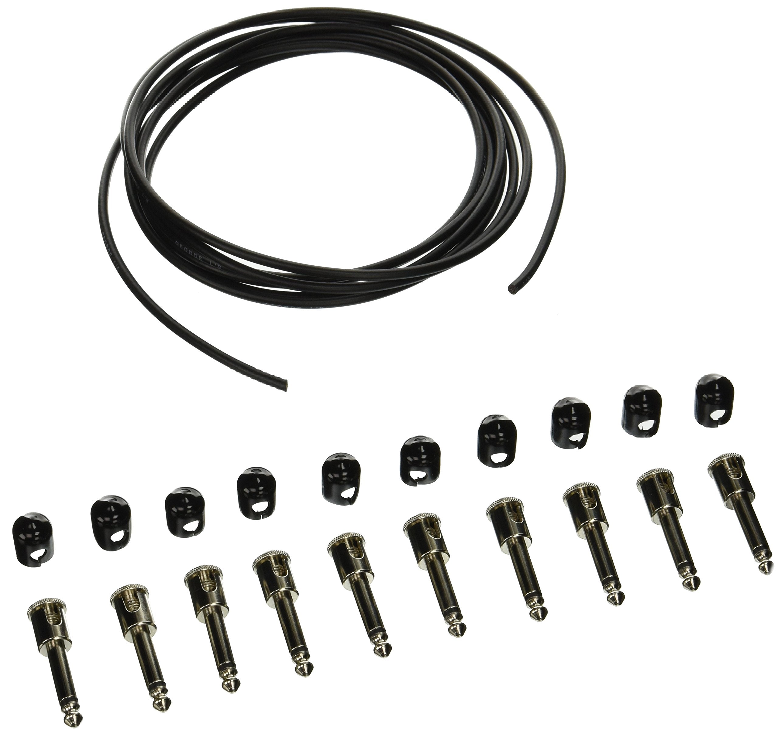 George L'S Effects Kit (Black Cable, Nickle Right Angle Plugs)