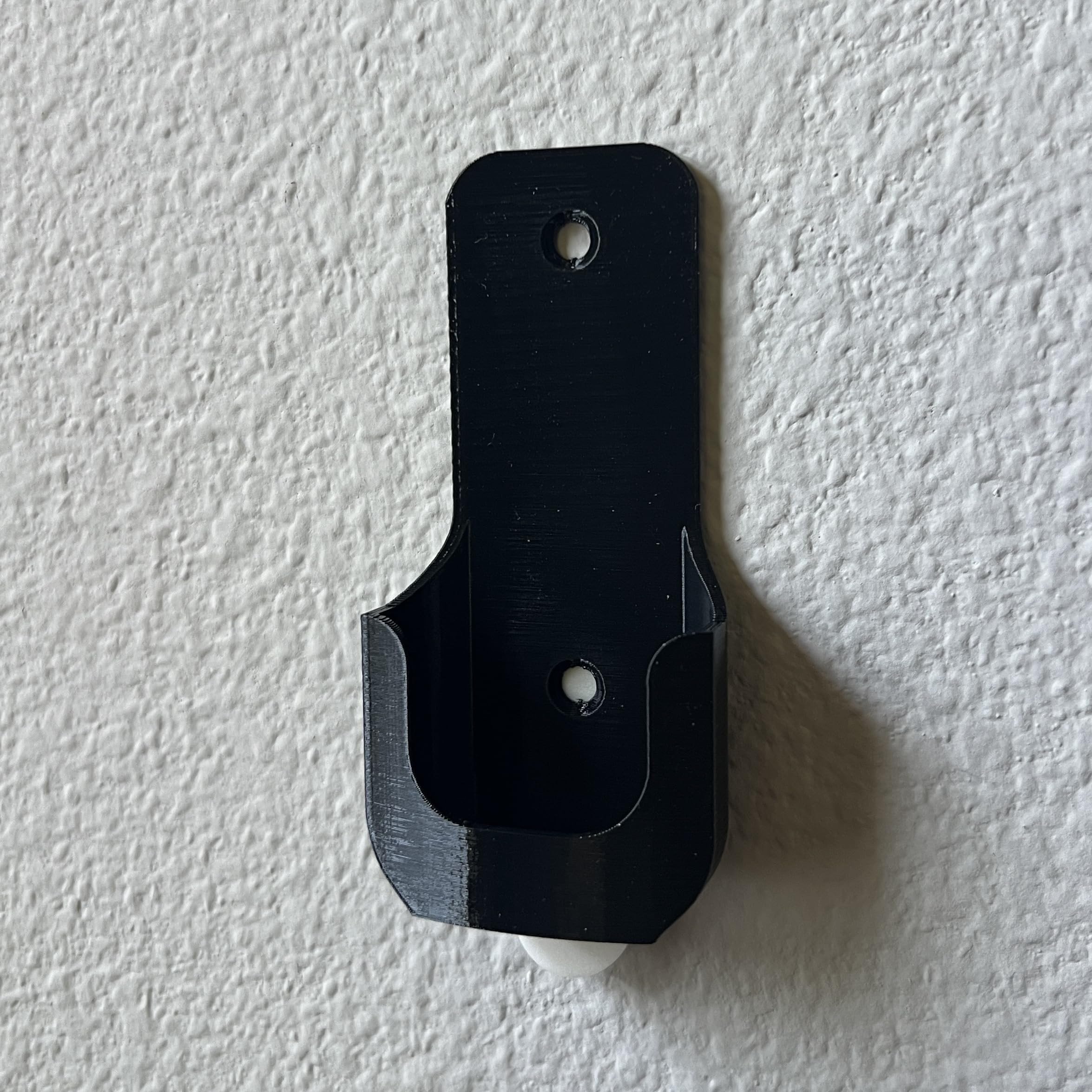 Wall Holder Mount For Hunter Ceiling Fan Remote (3D Printed In The Usa) (Black)