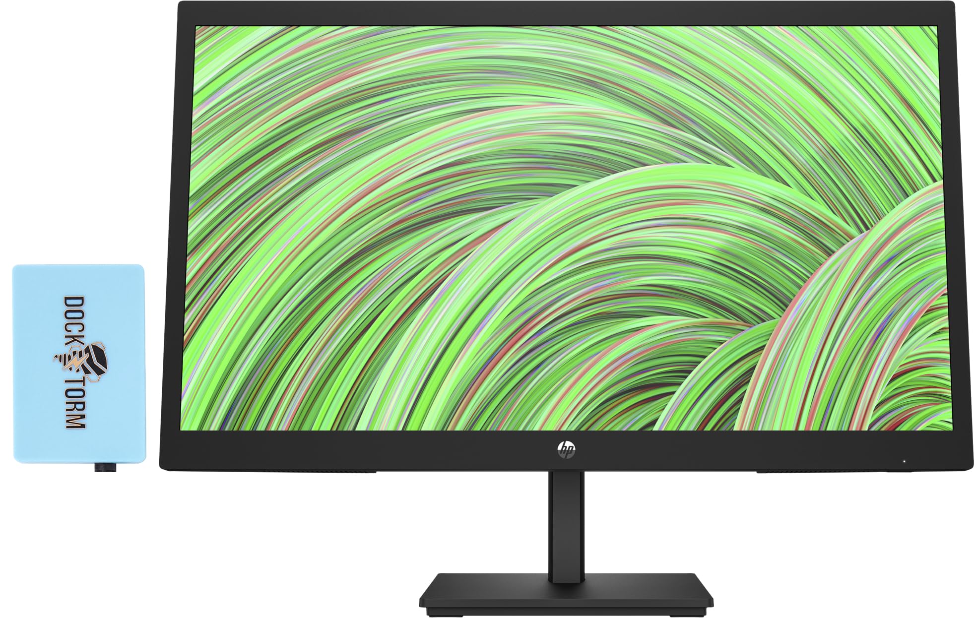 Hp 22 Inch Led Fhd Freesync Monitor With Docztorm Dock, 22'' Full Hd (1920 X 1080) Anti Glare Monitor, Narrow Bezel Display, Hdm