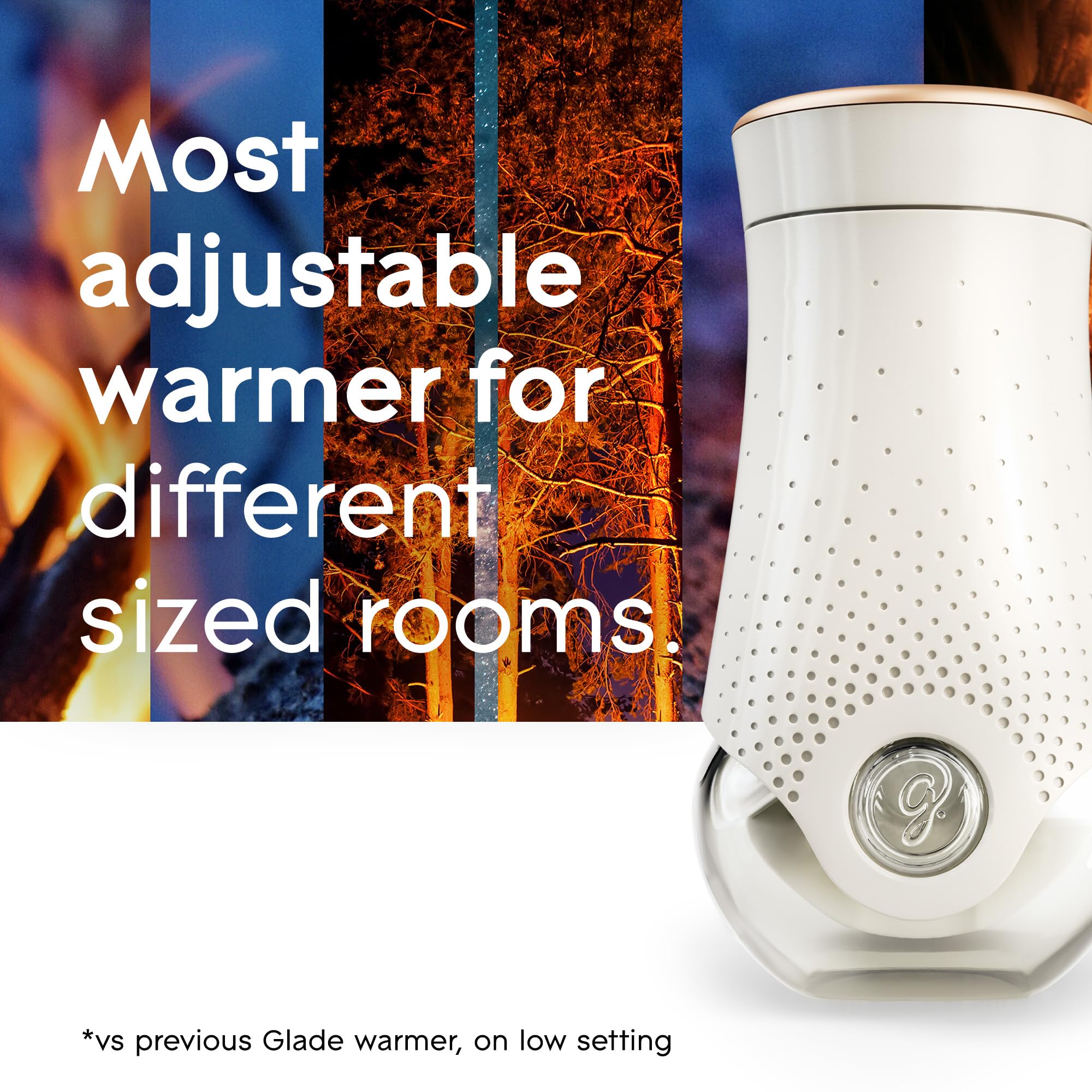 Glade Plugins Refills Air Freshener, Scented And Essential Oils For Home And Bathroom, Fall Night Long, 1.34 Oz, 2 Count