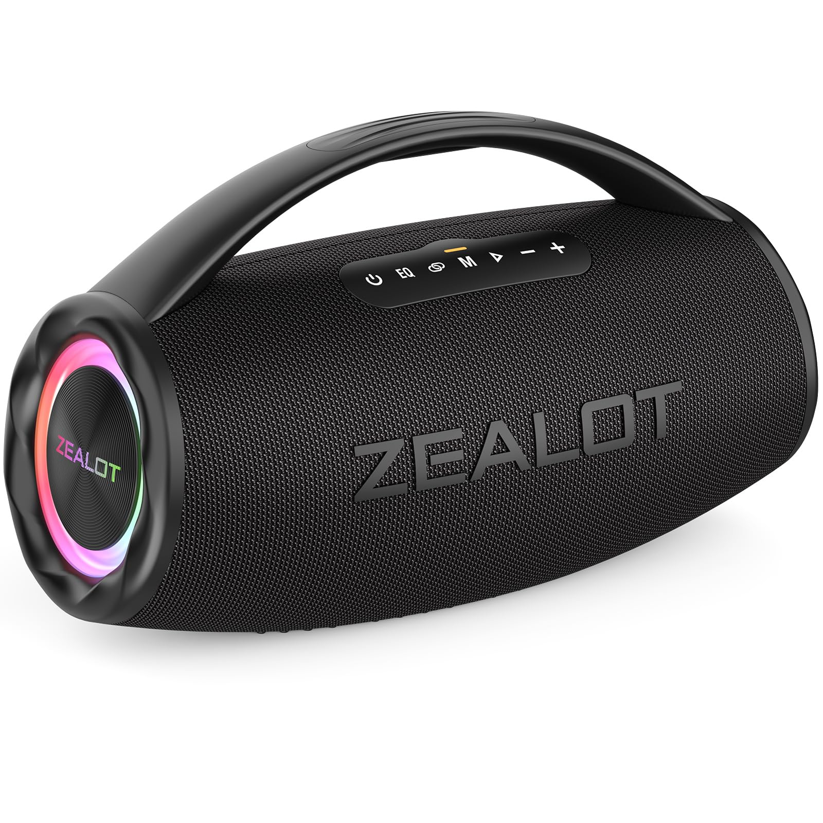 Zealot Bluetooth Speaker, 80W Portable Speaker Loud With Booming Bass, Dsp, Ip67 Waterproof Outdoor Speaker, Wireless, Powerbank, Bluetooth 5.2, Large Bluetooth Speaker For Camping, Beach, Gift