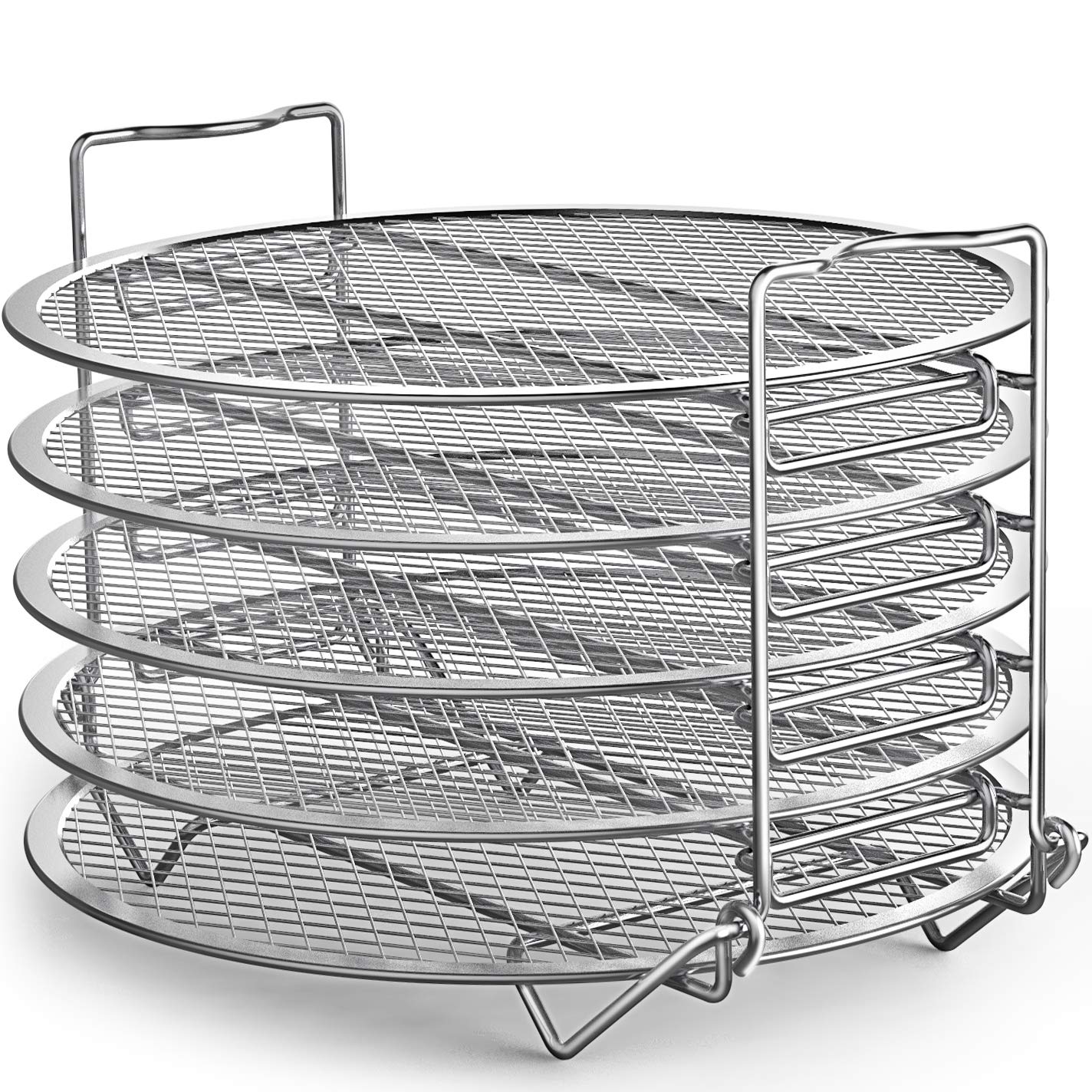Goldlion Dehydrator Rack Compatible With Instant Pot 6 Quart Stainless Steel Stand Accessories For Air Fryer Crisp Lid