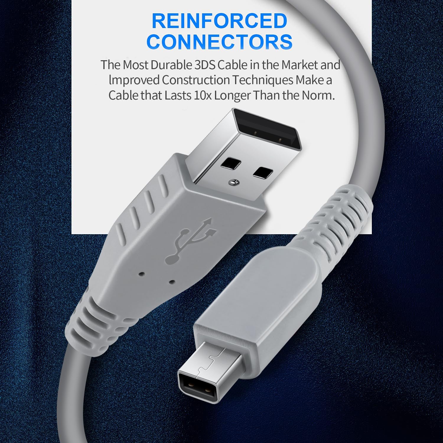 Koowod 3Ds Charger Usb Cable   4.9Ft Oem Original Replacement Power Charging Cord For New 3Ds Xl New 3Ds 3Ds Xl New 2Ds Xl New 2