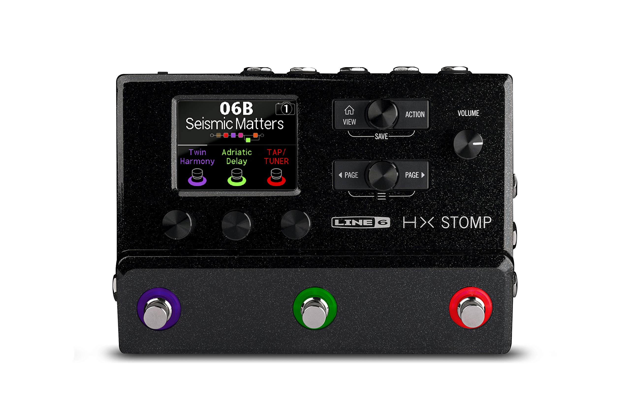Line 6 Hx Stomp Multi Effects Guitar Pedal, Black