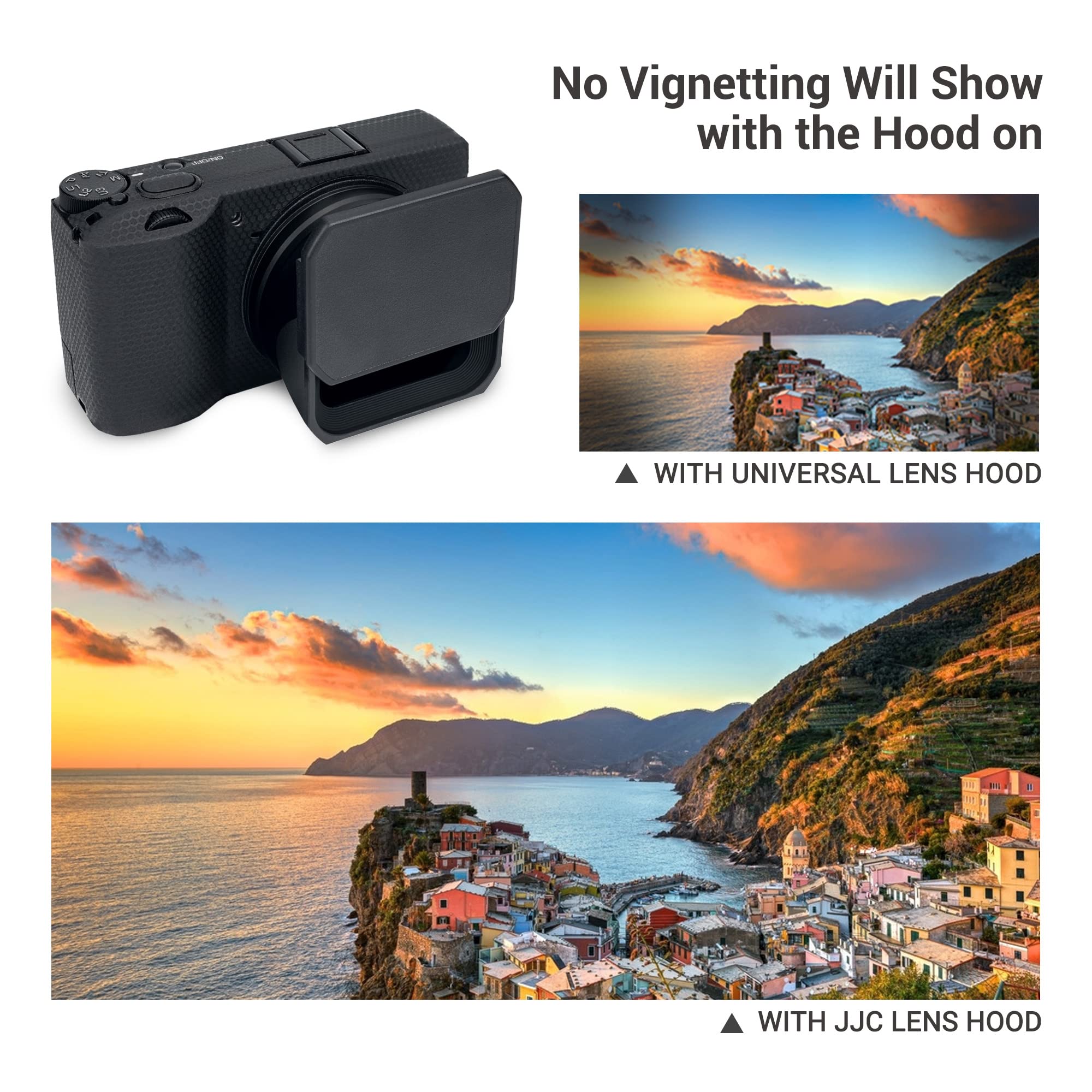 Metal Lens Hood For Ricoh Gr Iii Gr3 Gr Iii Hdf Gr3 Hdf Digital Camera, Bayonet Lens Shade With Hood Cap For Better Protection