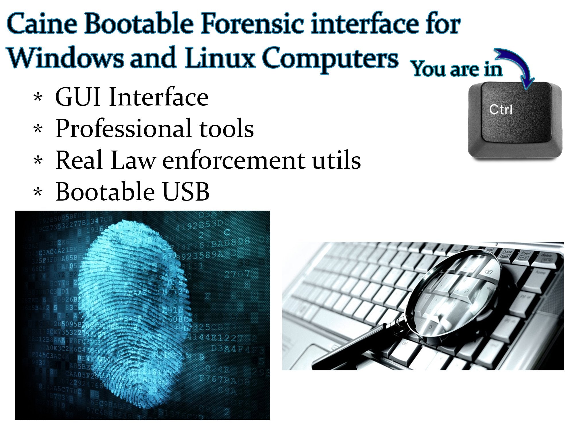 Computer It Digital Forensics Investigative Environment Linux Live Bootable Utility For Pcs   Professional Law Enforcement Hacki
