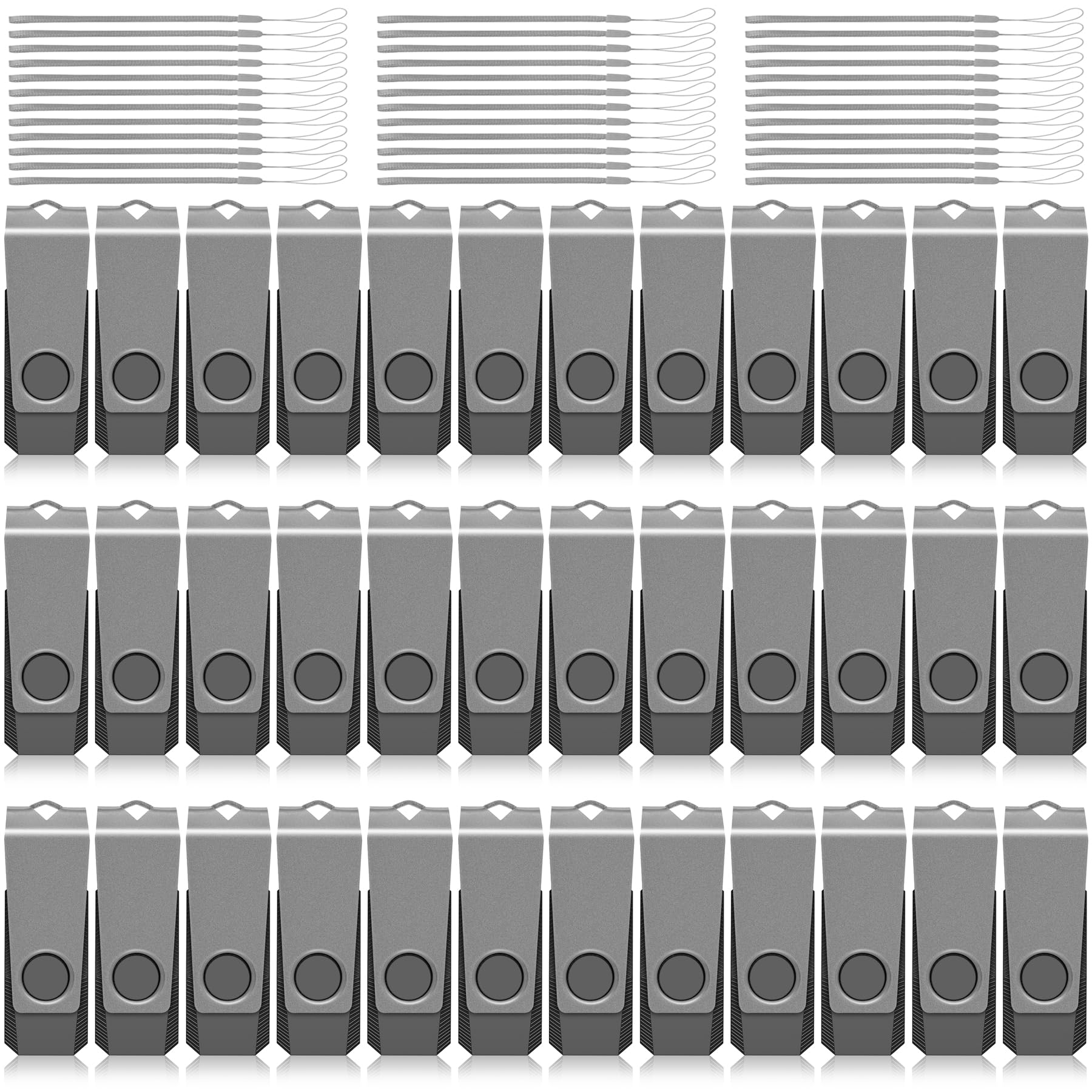 Agecash 4Gb Usb Flash Drive Bulk Usb Drive 50 Pack, Fat32 Usb Thumb Drive Memory Stick Pendrive Zip Drive Usb Key With 50Pcs Lan