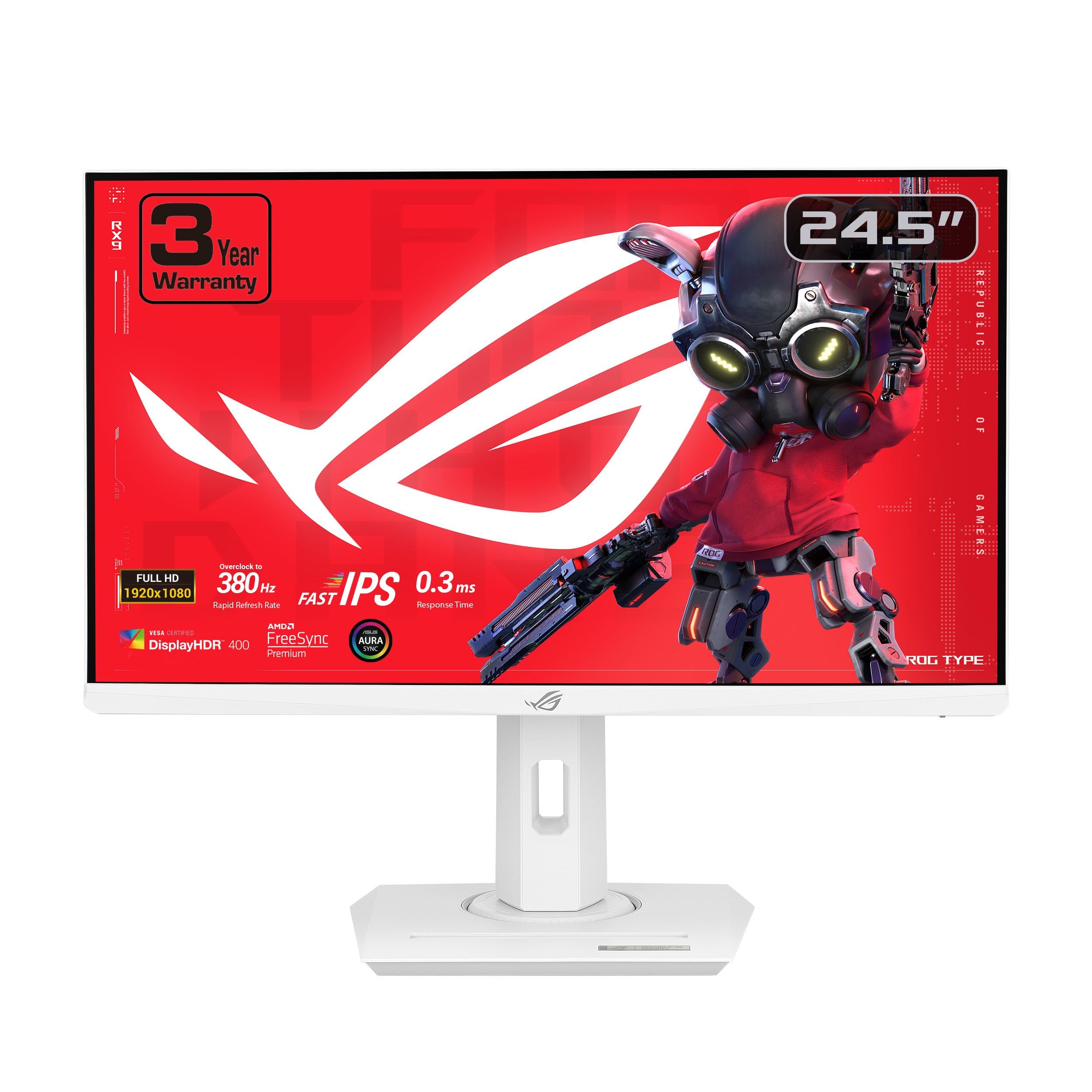 Asus Rog Strix Xg259Qng-W 25 Class Full Hd Gaming Led Monitor - 16:9 - White