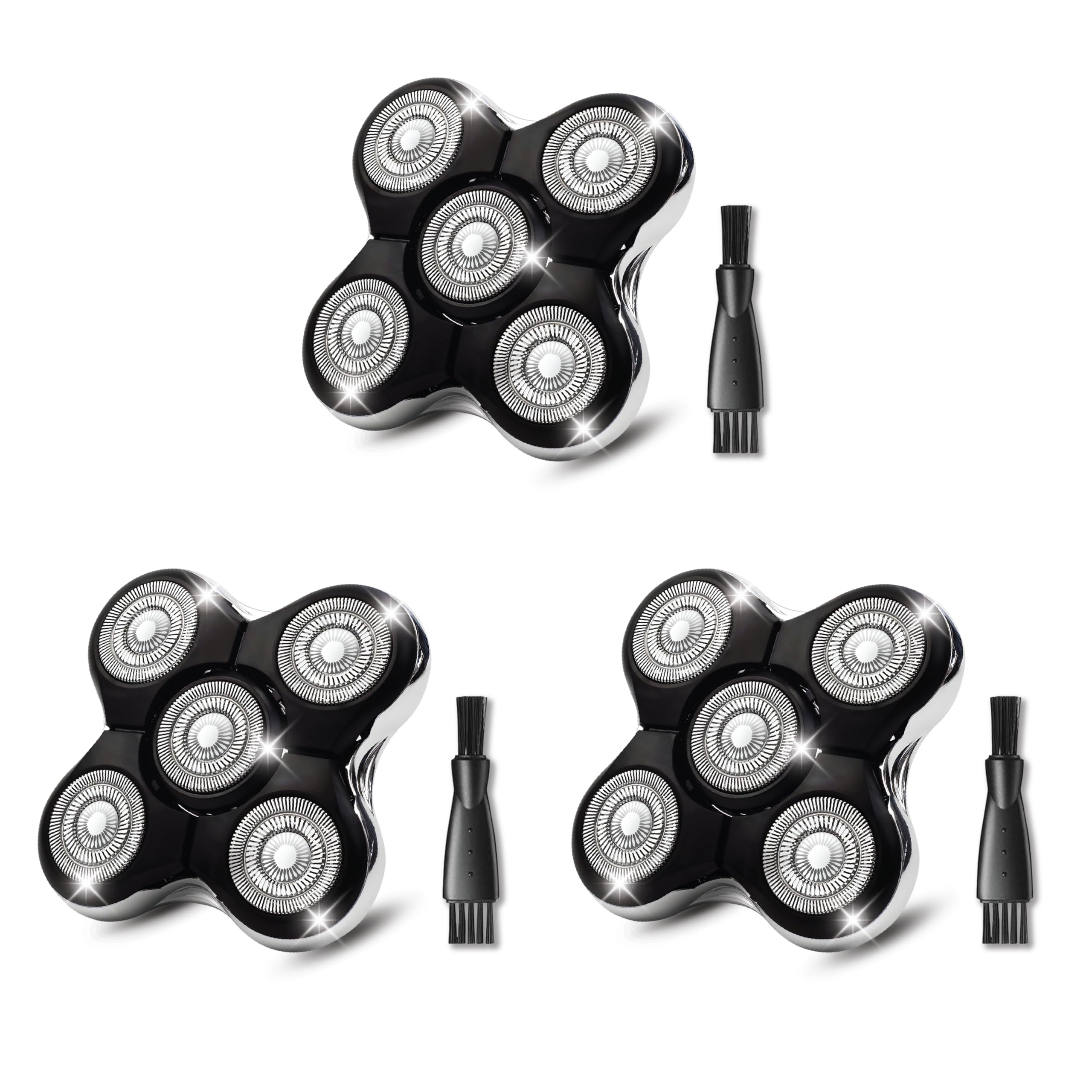 3 Pack Pro Head Shaver Replacement Blades Compatible With Remington Balder Pro Head Shaver Model Xr7000, Precision Electric Shav