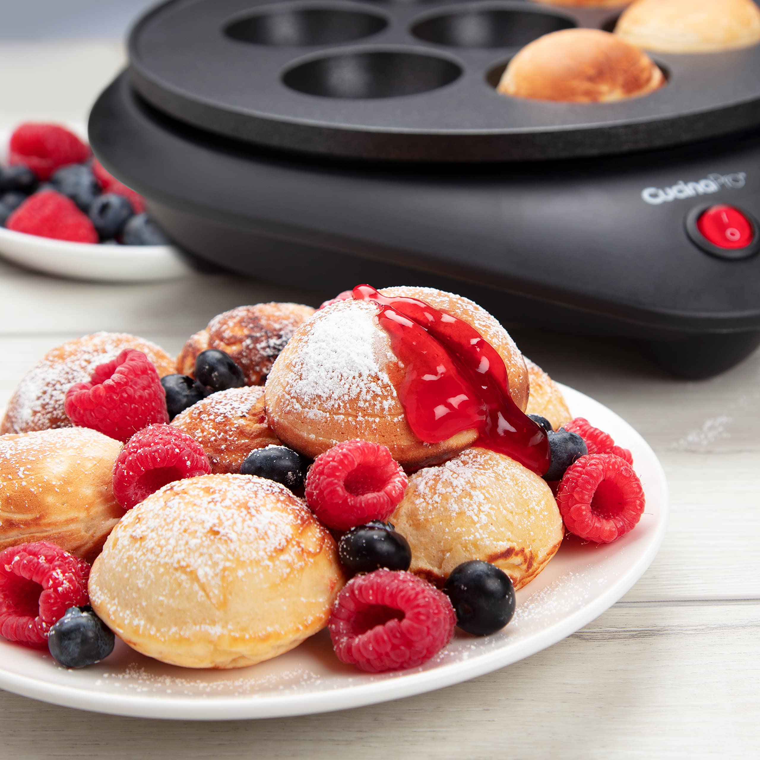 Ebelskiver Maker   Electric Non Stick Baker For Making Takoyaki Ebelskiver Plus Octopus Balls, Aebleskivers, Donut Holes And Cak