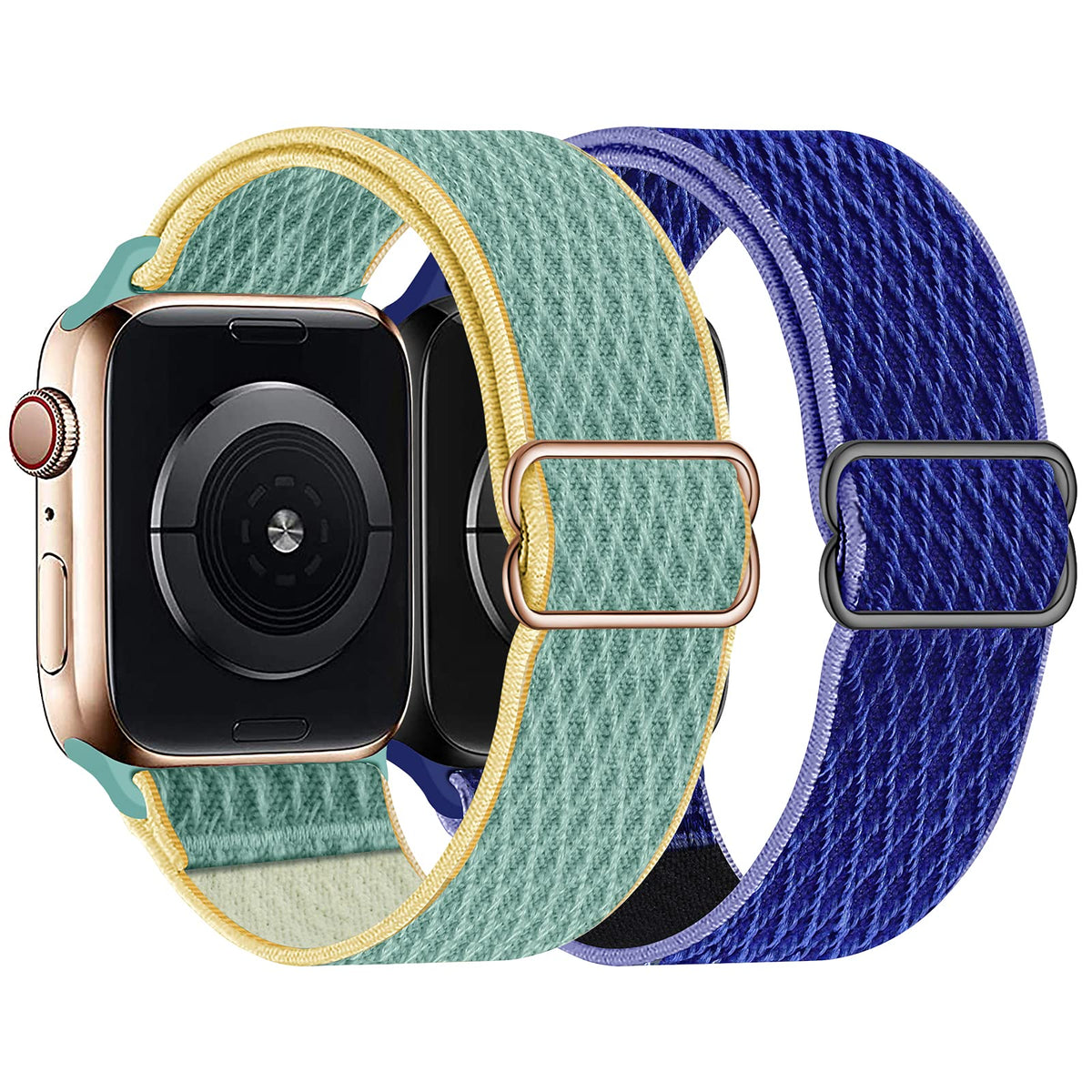 Lopnord Watch Bands Compatible With Apple Watch Band 38Mm/40Mm/41Mm, Stretchy Nylon Solo Loop Band For Iwatch Series 8/7/6/5/4/3