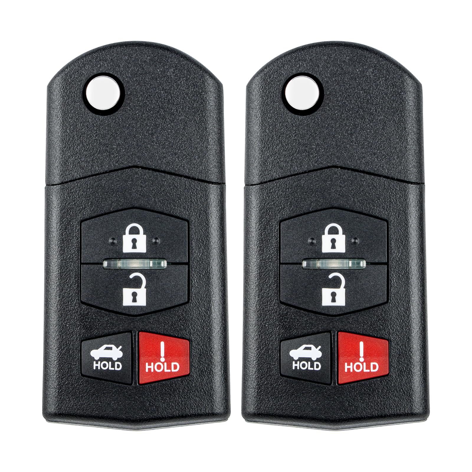 Vurkcy Key Fob Replacement for 2006-2015 Mazda MX-5 Miata/ 10-13 Mazda 3/ 09-13 Mazda 6 Car Keyless Entry Remote Control, BGBX1T