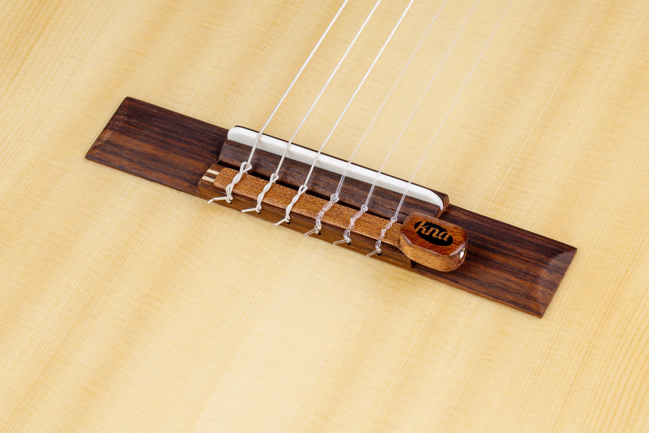 Kna Ng-1 Piezo Pickup For Nylon String Guitar, Classical, Flamenco, Natural Acoustic Tone, Lightweight, Detachable, Easy Install