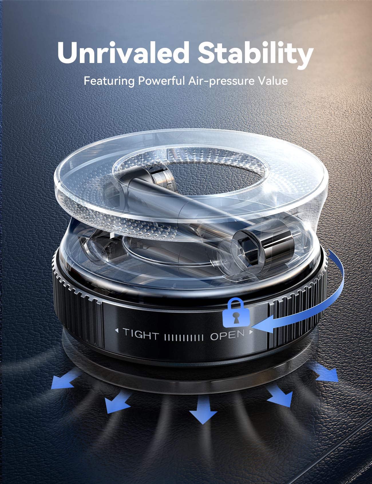 Joyroom Vacuum Magnetic Car Phone Holder, Strongest Suction Cup 360 Adjustable Magsafe Car Phone Mount, Foldable Cell Phone Hold