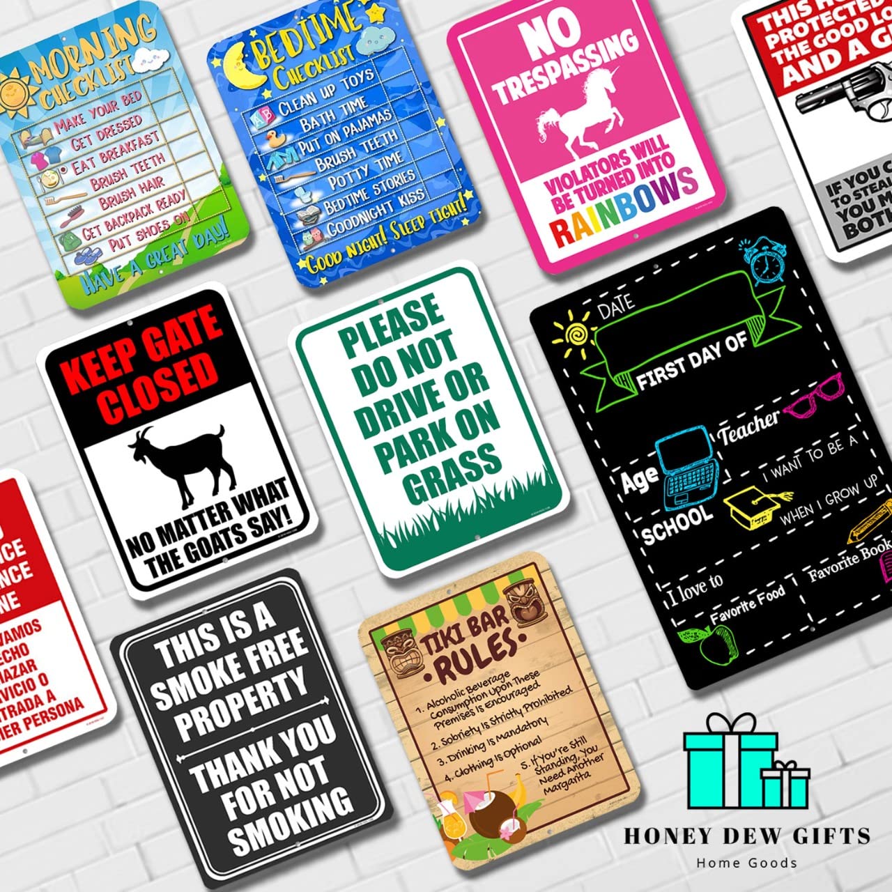 Honey Dew Gifts, Smile You'Re On Camera, 9 Inch By 12 Inch, English Espaol Bilingual Signs, Security Sign Spanish, Warning Secur