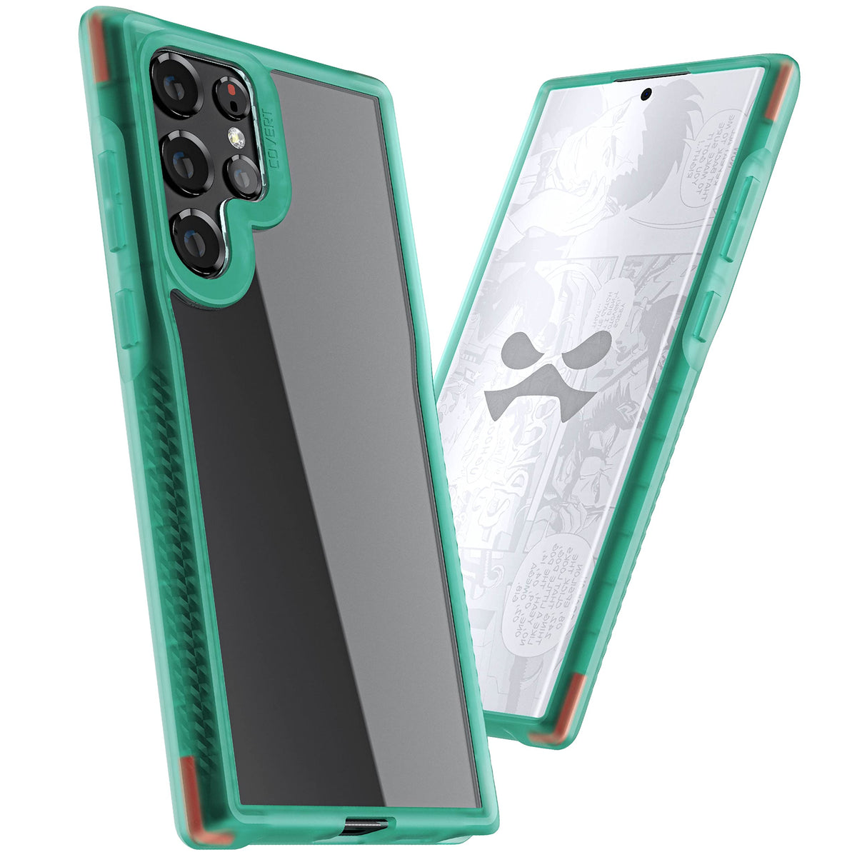 Ghostek Covert Premium Samsung S22+ 5G Phone Case Clear Shockproof Protective Cover Lightweight Transparent Design Hard Tough De