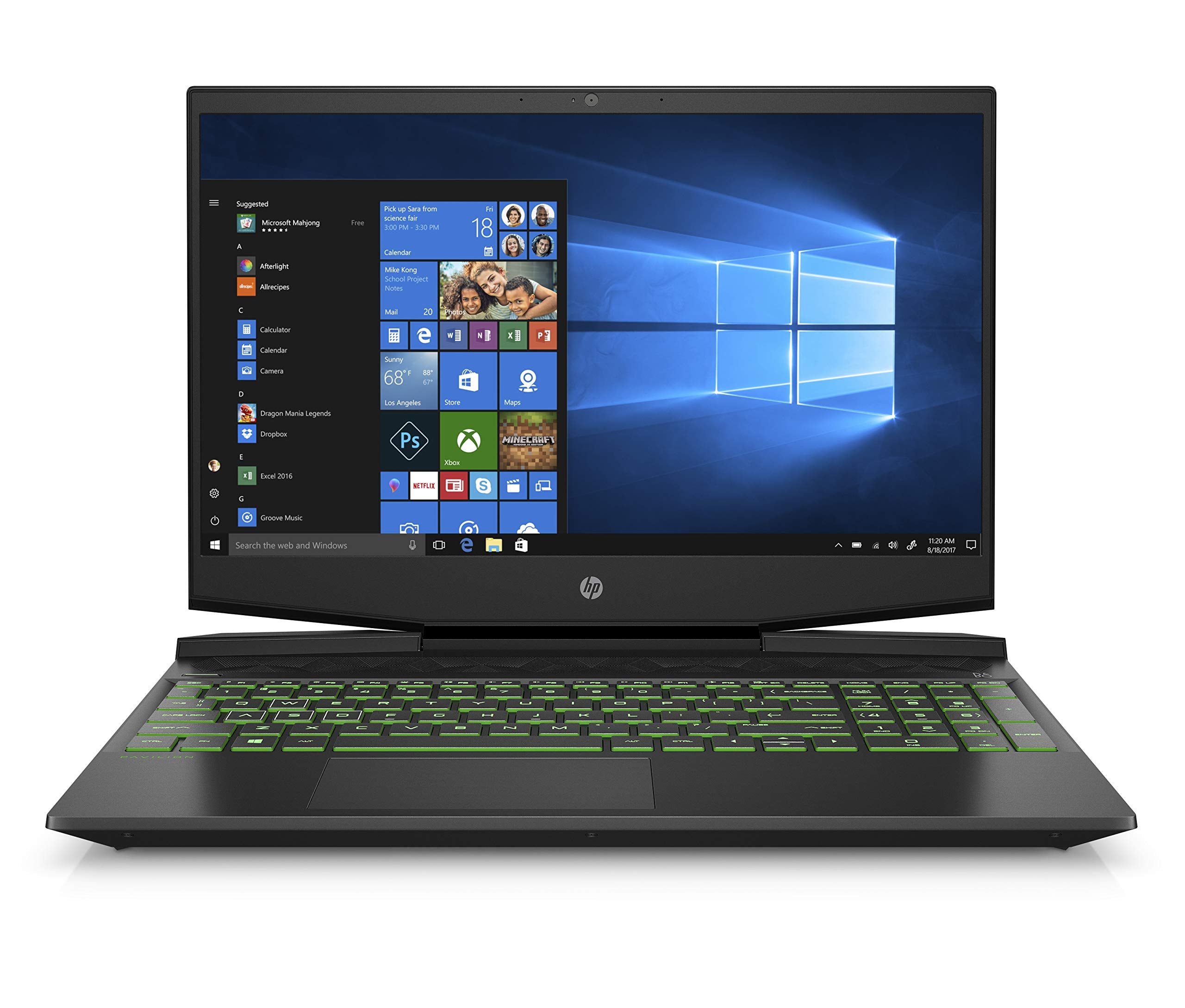 Hp Pavilion Gaming 15.6 Inch Micro Edge Laptop, Intel Core I5 9300H Processor, Nvidia Geforce Gtx 1650 (4 Gb), 8 Gb Sdram, 256 G
