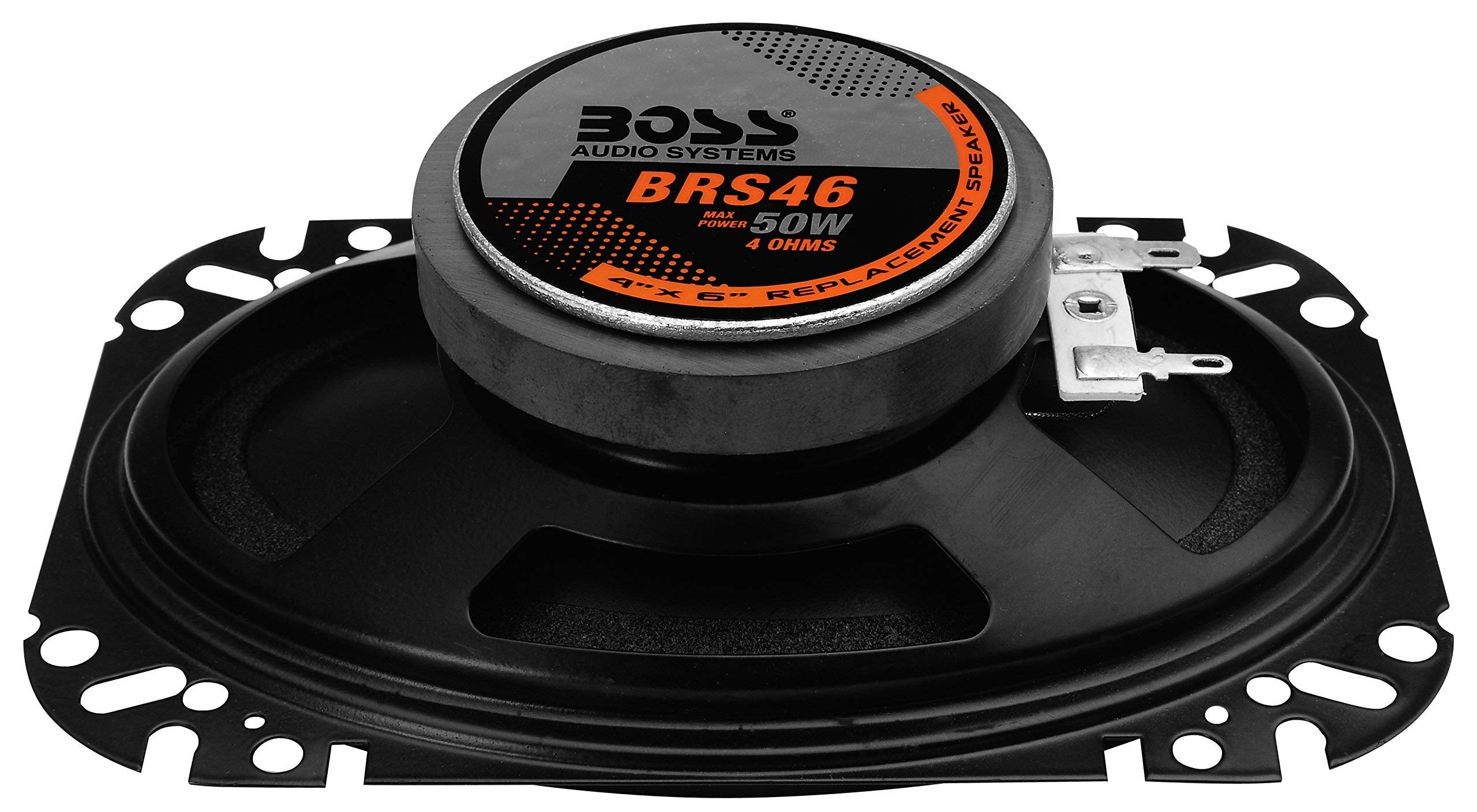 Boss Audio Systems Brs46 Car Replacement Speakers   50 Watts Of Power Per Speaker, 4 Inch X 6 Inch Inch , Full Range, Sold Indiv