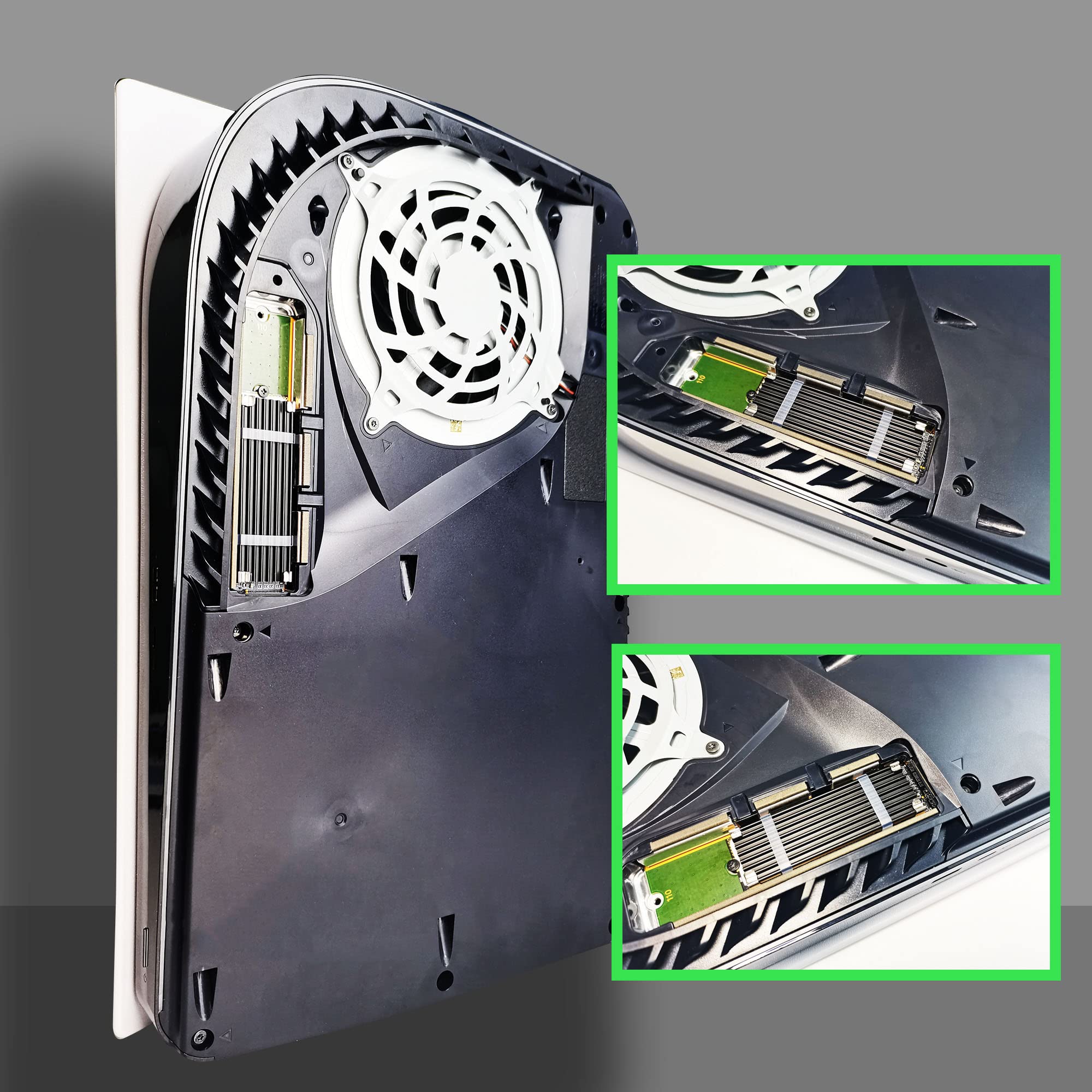 Glotrends M.2 Heatsink With M.2 Thermal Pad For 2280 M.2 Pcie 4.0/3.0 Nvme Ssd (2 Packs)