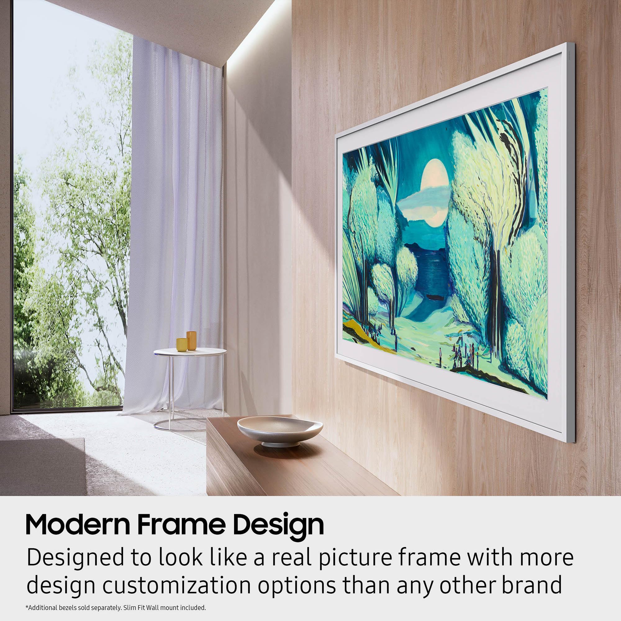 Samsung 50-Inch Class The Frame Ls03F 4K Qled Smart Tv (2025 Model) Modern Frame Design, Nq4 Ai Gen2 Processor, Art Mode, Artful