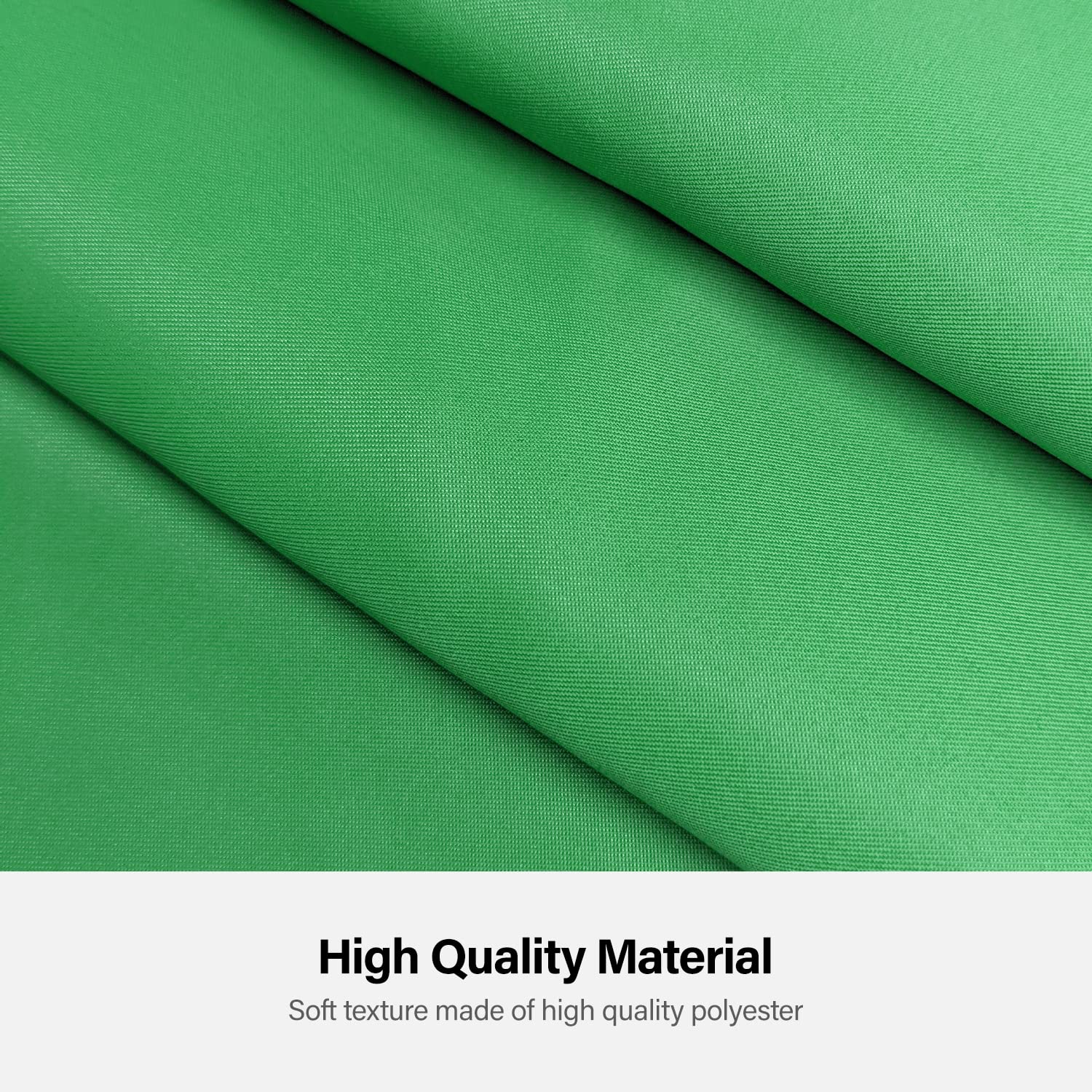 Julius Studio 5 Ft.(W) X 10 Ft.(H) Green Chromakey Photo Video Studio Fabric Backdrop, Background Screen, Photography Studio, Js
