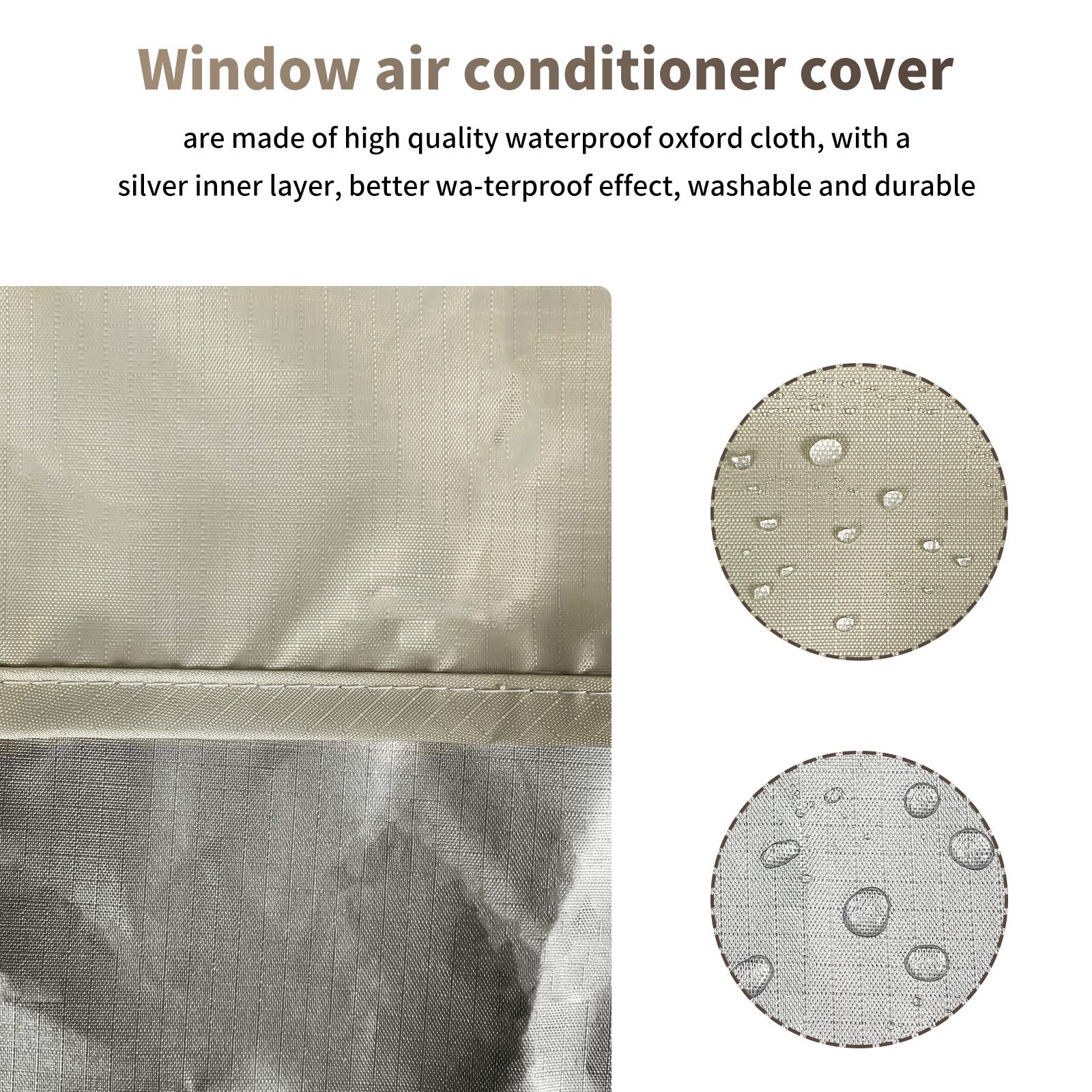 Window Air Conditioner Cover M 25''W X 20''D X 17''H