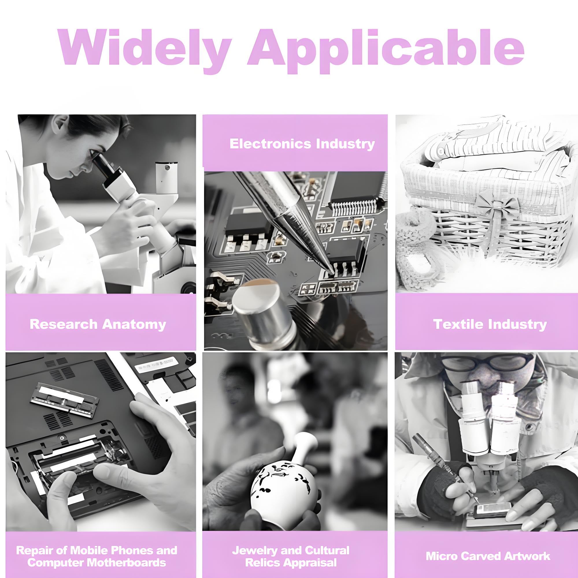 51Mp Hdmi Digital Video Microscope With 120X C Mount Lens And Remote Control