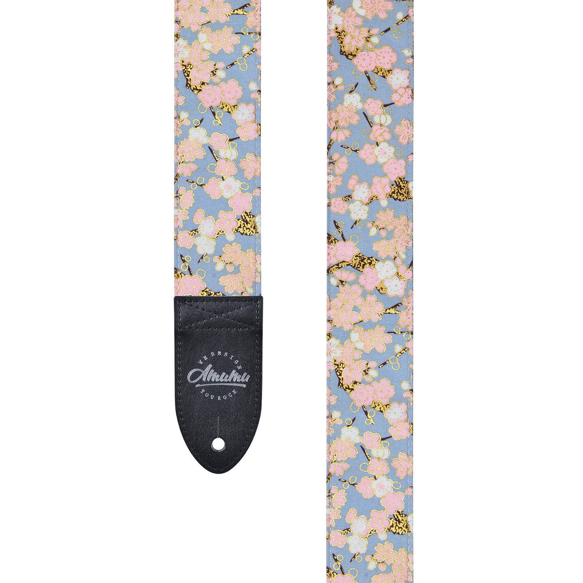 Amumu Plum Blossom Guitar Strap For Acoustic Guitar Electric Guitar And Bass Guitar   2 Inches Wide