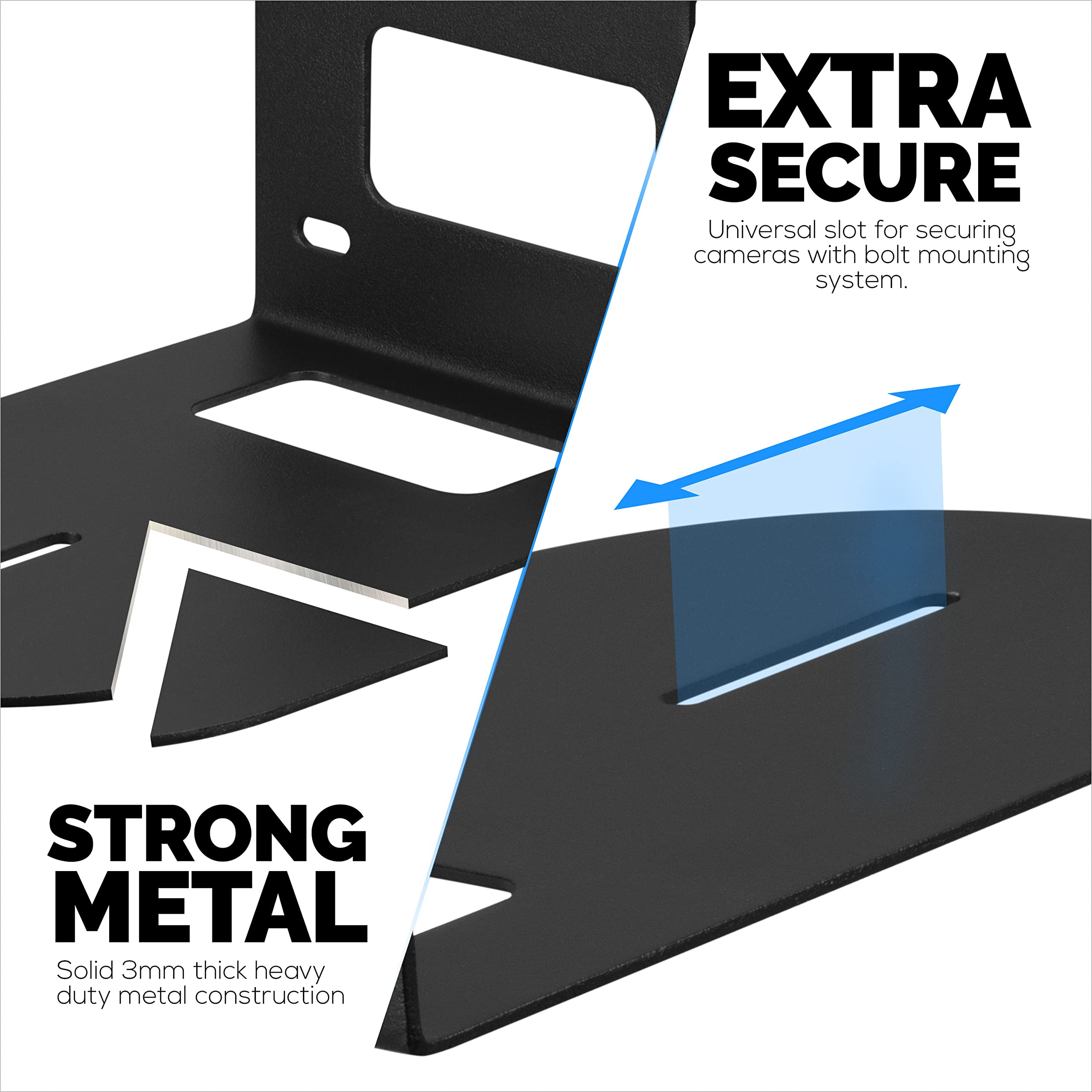 Ptz Camera Wall Mount Bracket Compatible With Huddlecam, Sony, Avipas, Smtav, Fomako, Prisual & More, Universal Holder Shelf, By