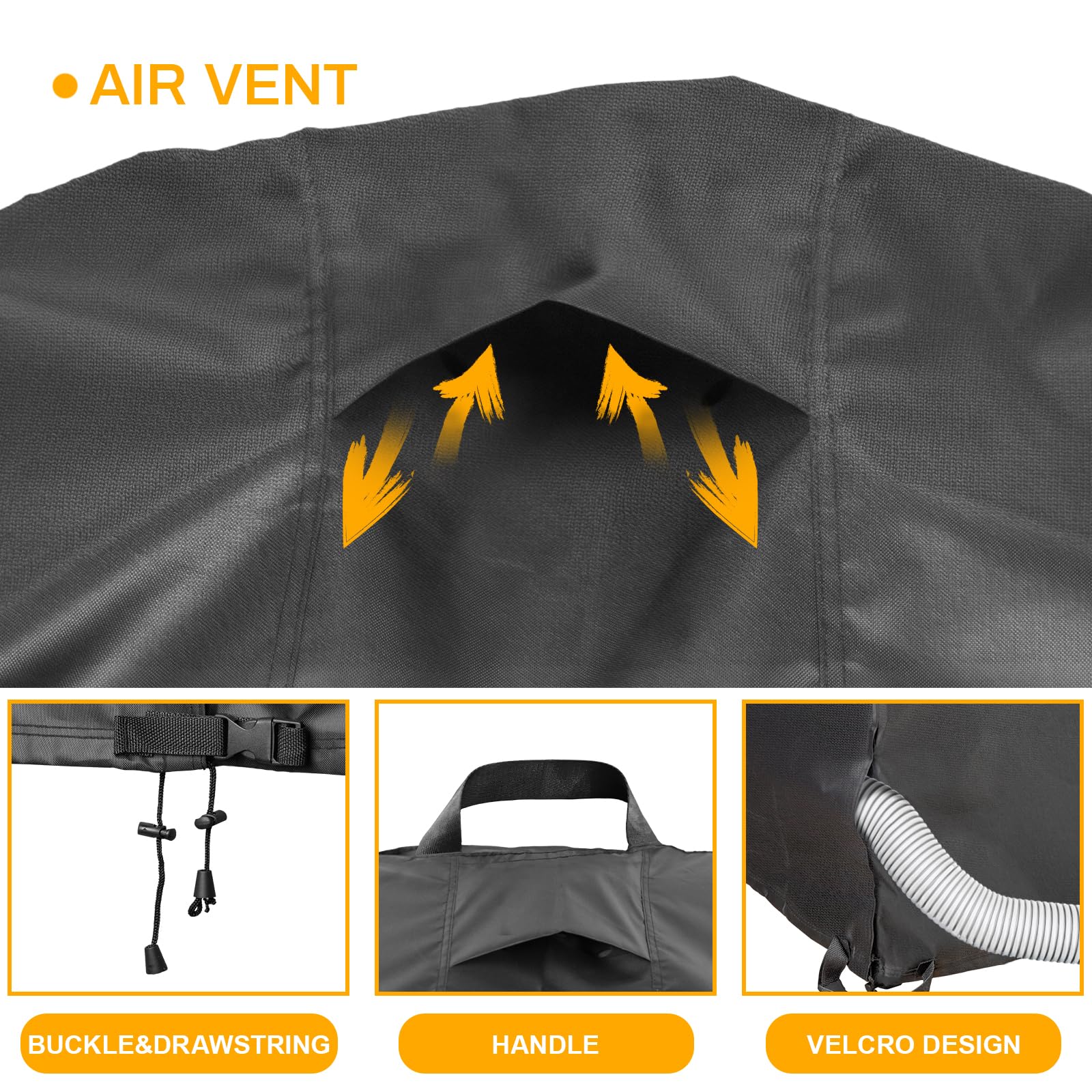 Air Conditioner Covers For Outside, Lapapaye Durable Air Conditioner Cover For Winter, Central Ac Covers For Outside Dust Proof