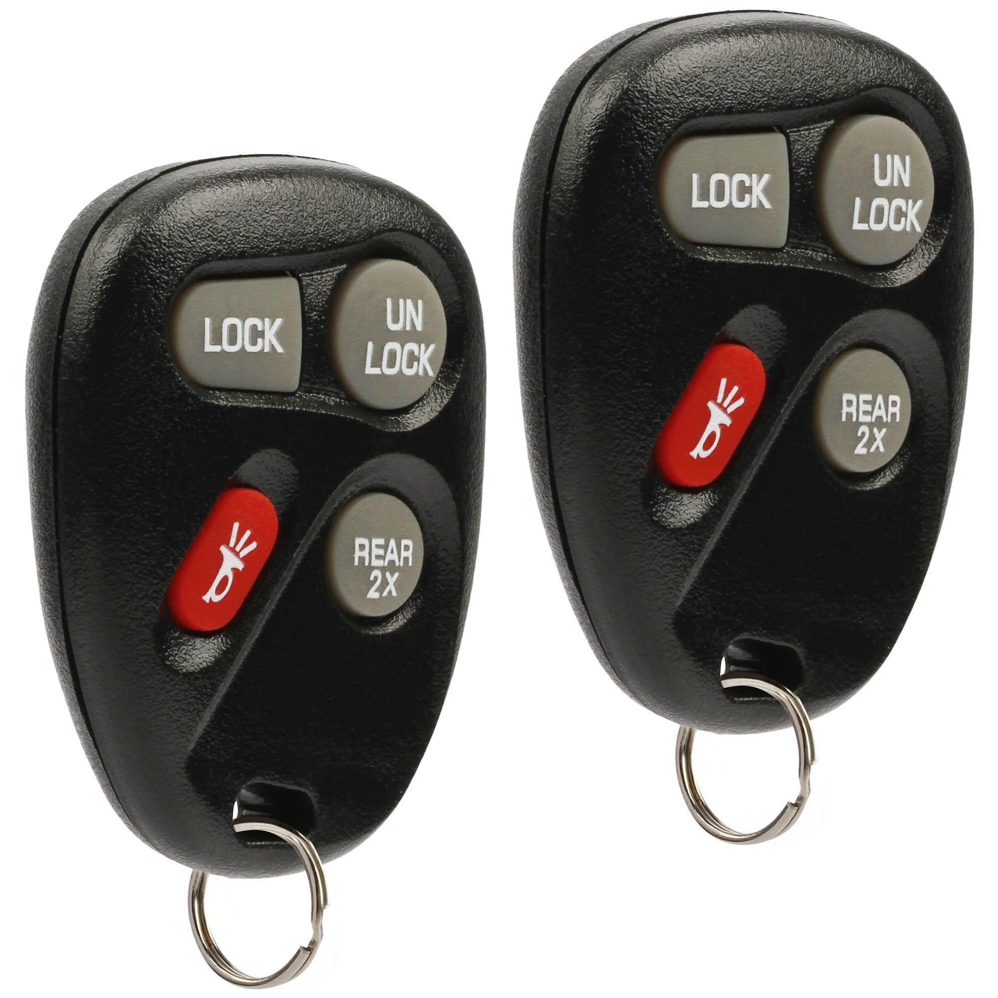 Key Fob Keyless Entry Remote fits Chevy Astro, Blazer and GMC Jimmy, Safari 2001 2002 2003 2004 2005 (KOBLEAR1XT, 15043458), Set